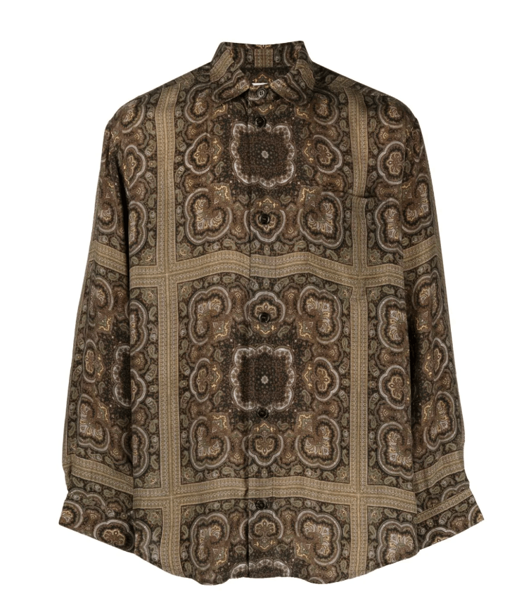 Nanushka BNWT AW23 NANUSHKA SEBAS PAISLEY SHIRT M Size US M / EU 48-50 / 2 - 10 Thumbnail