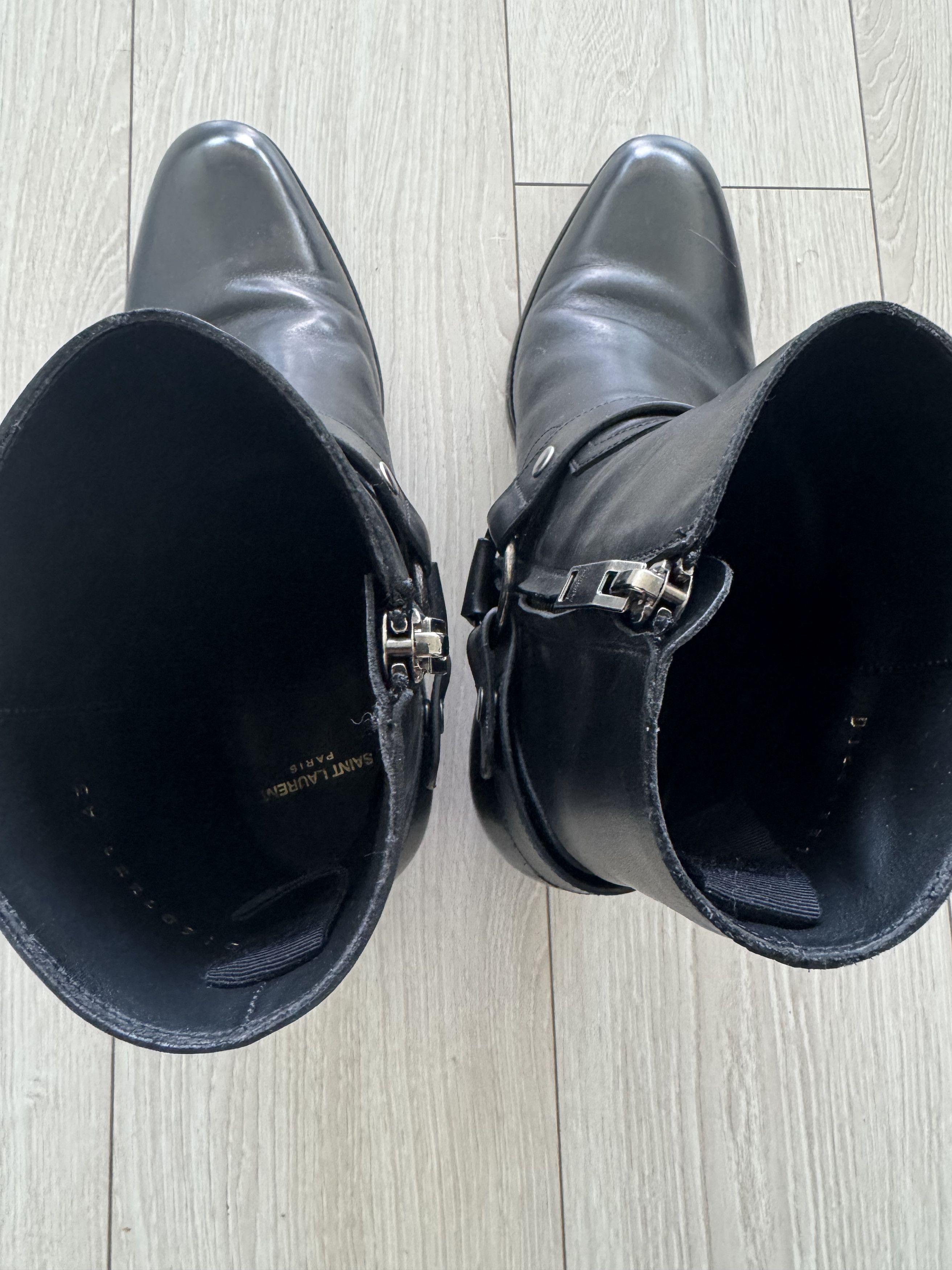 Yves Saint Laurent Saint Laurent Wyatt Harness Boot in Noir Size US 10 / EU 43 - 7 Thumbnail