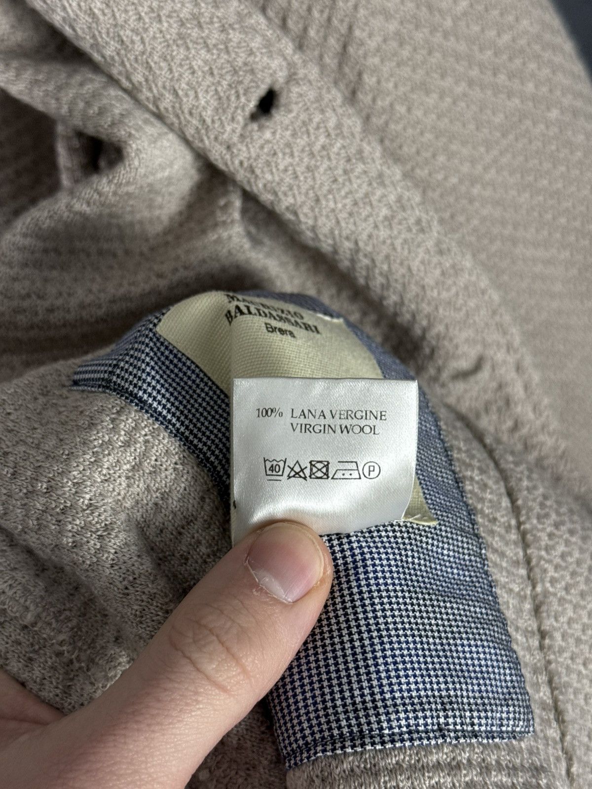 Maurizio Baldassari Maurizio Baldassari Brera Knit Wool Cardigan Sweater Blazer Size US M / EU 48-50 / 2 - 9 Thumbnail