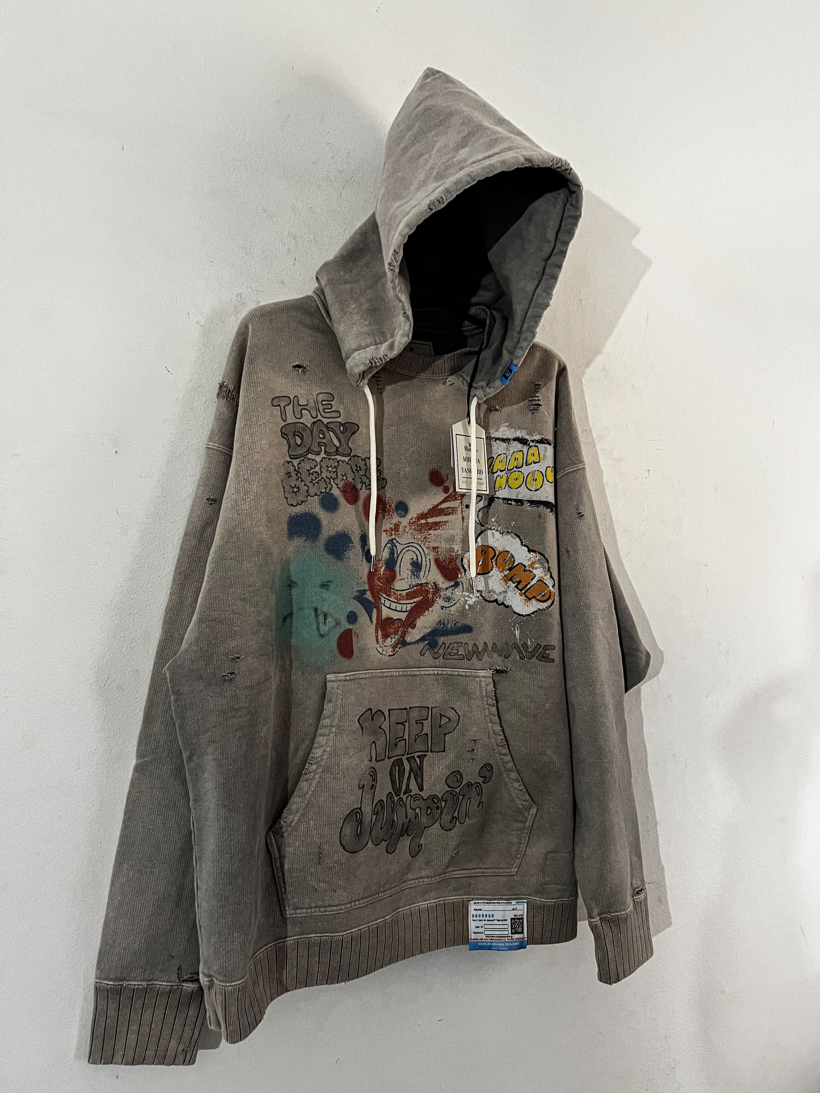 Maison MIHARA YASUHIRO Vintage-like hoodie Size US M / EU 48-50 / 2 - 4 Thumbnail