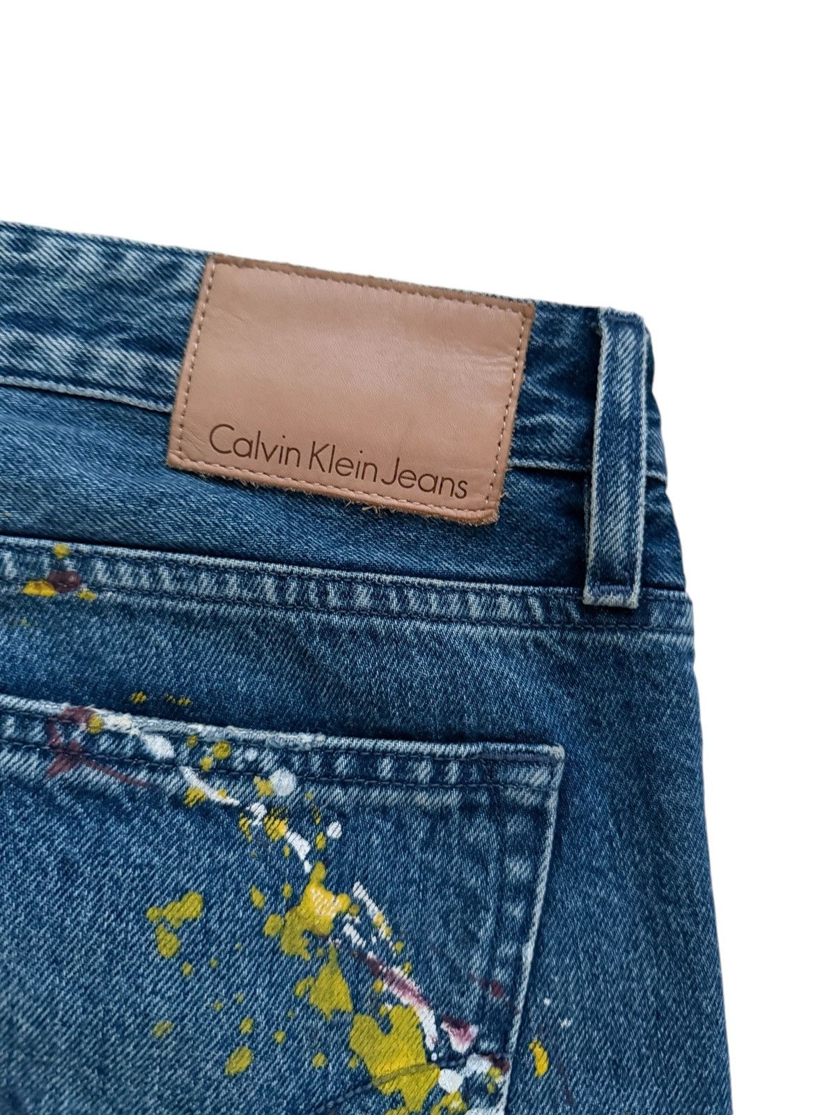 Calvin Klein Calvin Klein paint denim Size US 34 / EU 50 - 6 Thumbnail
