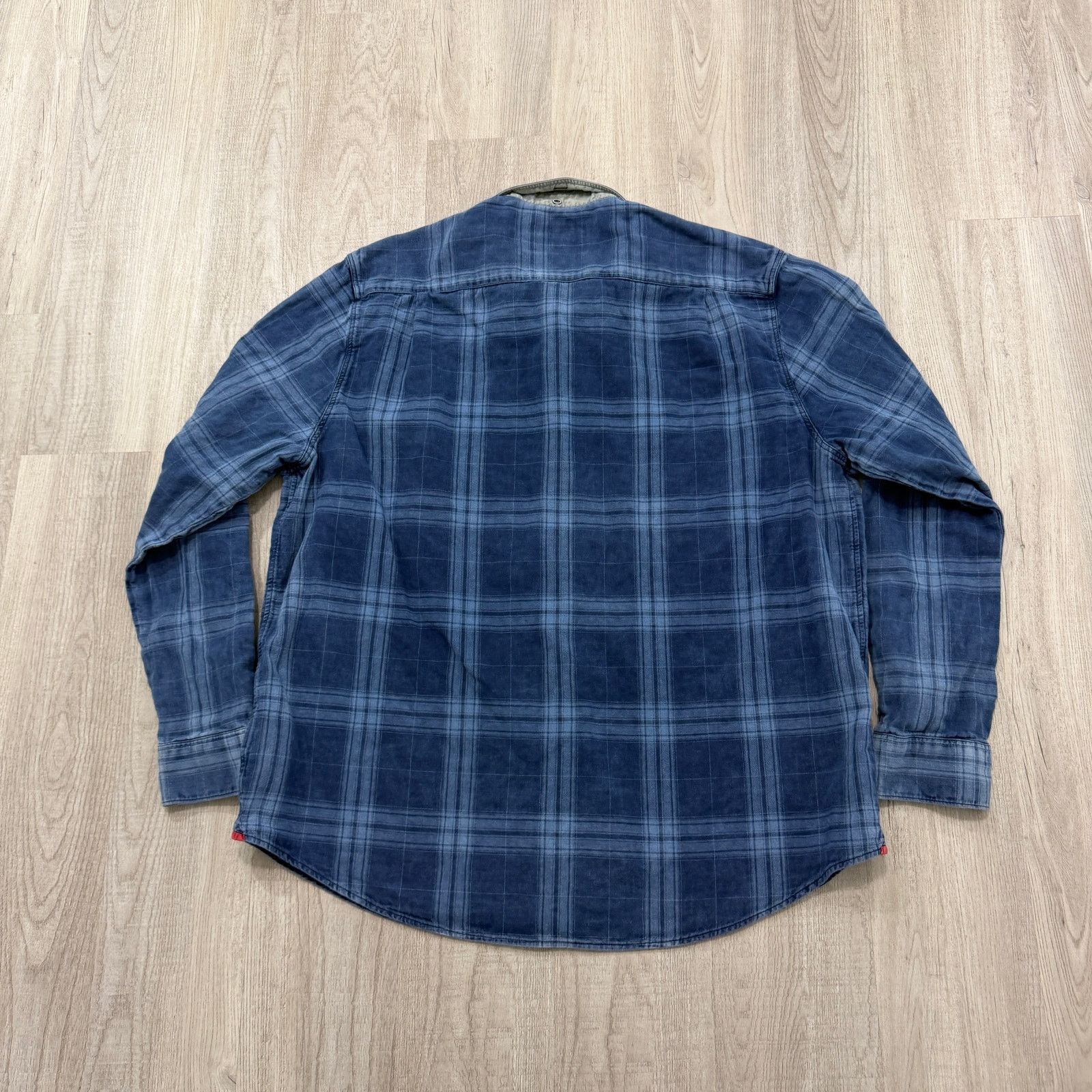 Vintage 32 Bar Blues Button Down Shirt Men's 2XL Blue Plaid Preppy Size US XXL / EU 58 / 5 - 6 Thumbnail