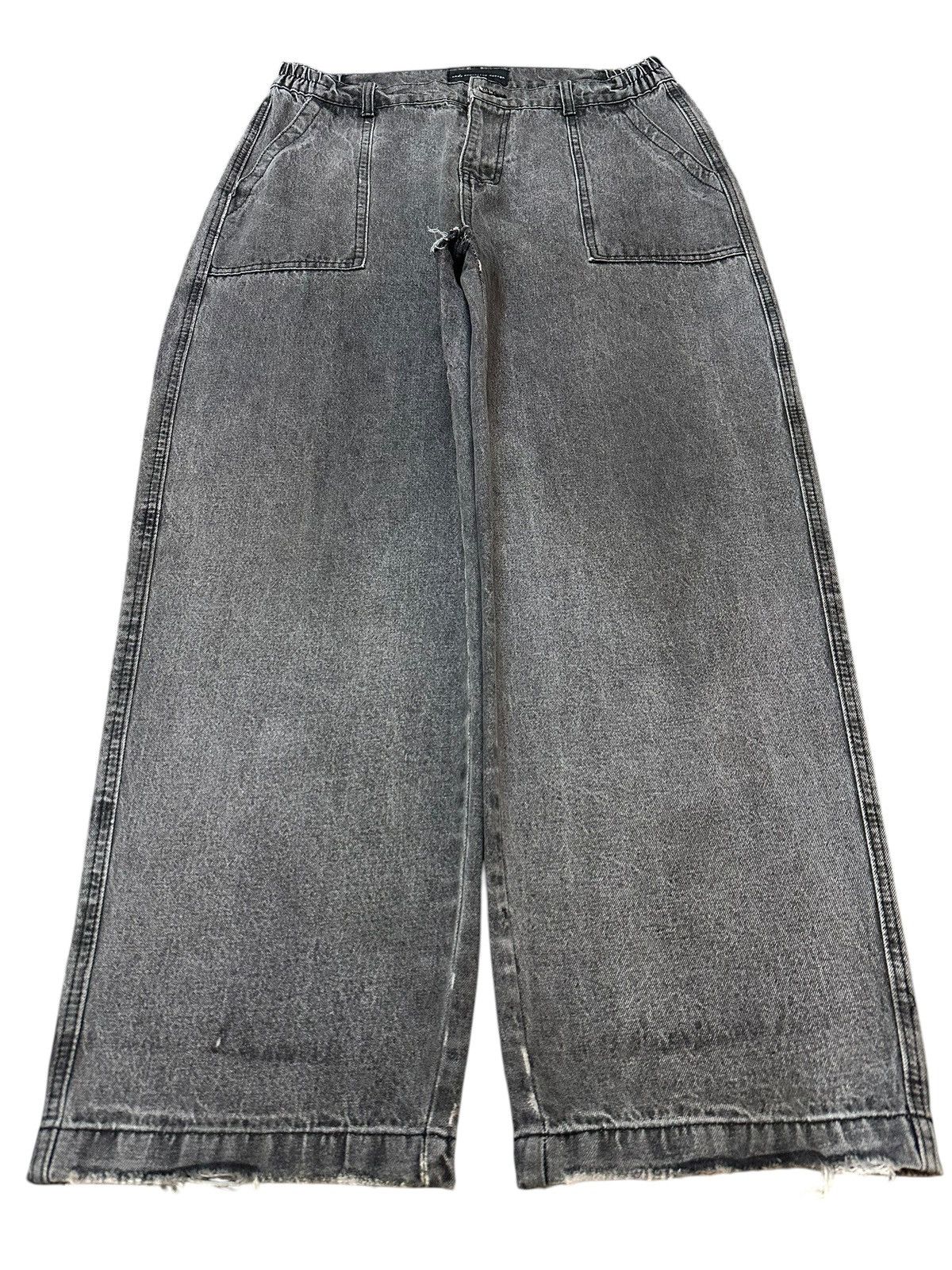 Fubu Vintage Japanese Brand Faded Wash Style Hip Hop Baggy Jeans Size US 33 - 1 Thumbnail