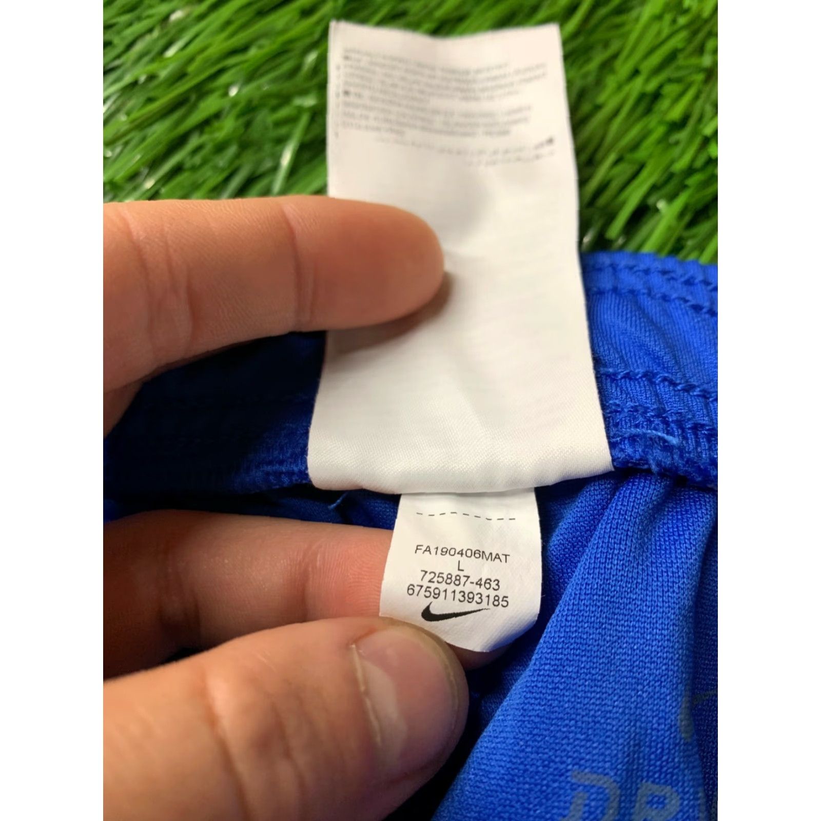 Nike NIKE Dri-FIT Men Football Shorts Training Short Nike Dri-FIT Blue L Size US 33 - 6 Thumbnail