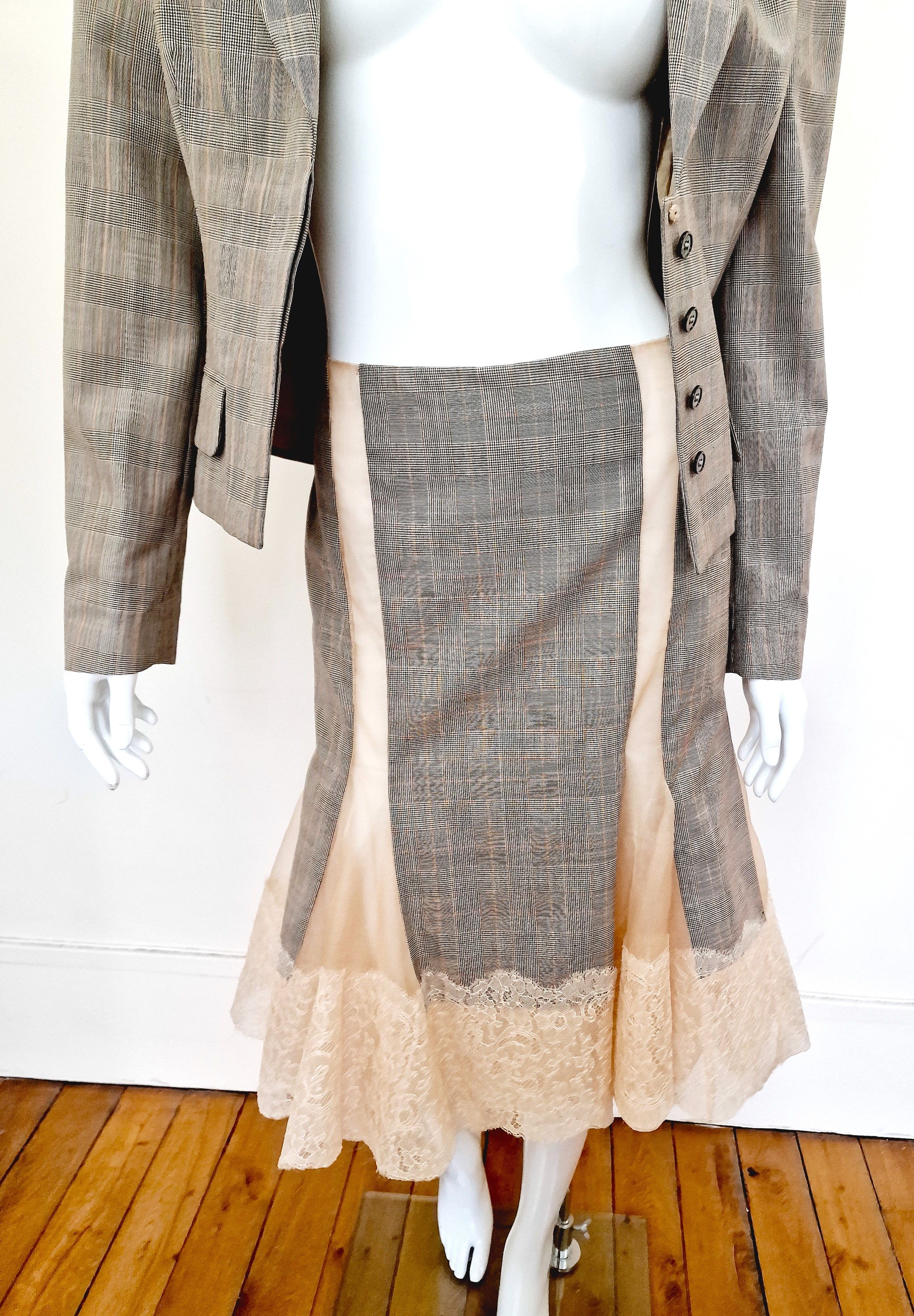Alexander McQueen Alexander McQueen Deliverance 2004 Runway Couture Dress Suit Size L / US 10 / IT 46 - 15 Thumbnail
