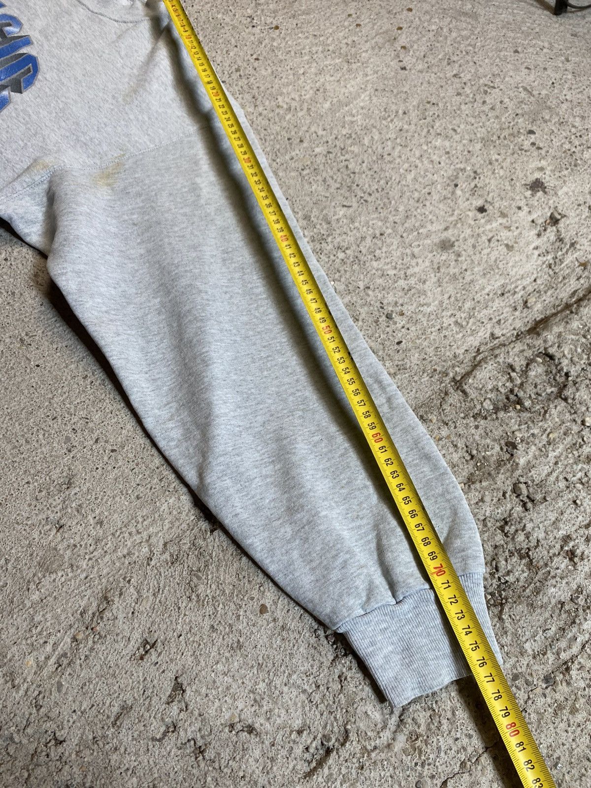 Vintage Nba sweatshirt trashed vintage distressed retro grey baggy Size US XL / EU 56 / 4 - 20 Thumbnail