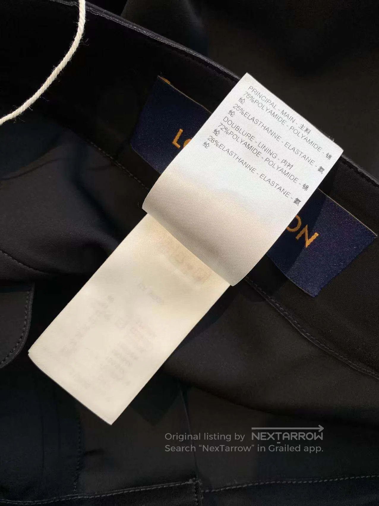 Louis Vuitton Louis Vuitton Black gold-buttoned cargo trousers| Size 42" / US 20 - 6 Thumbnail