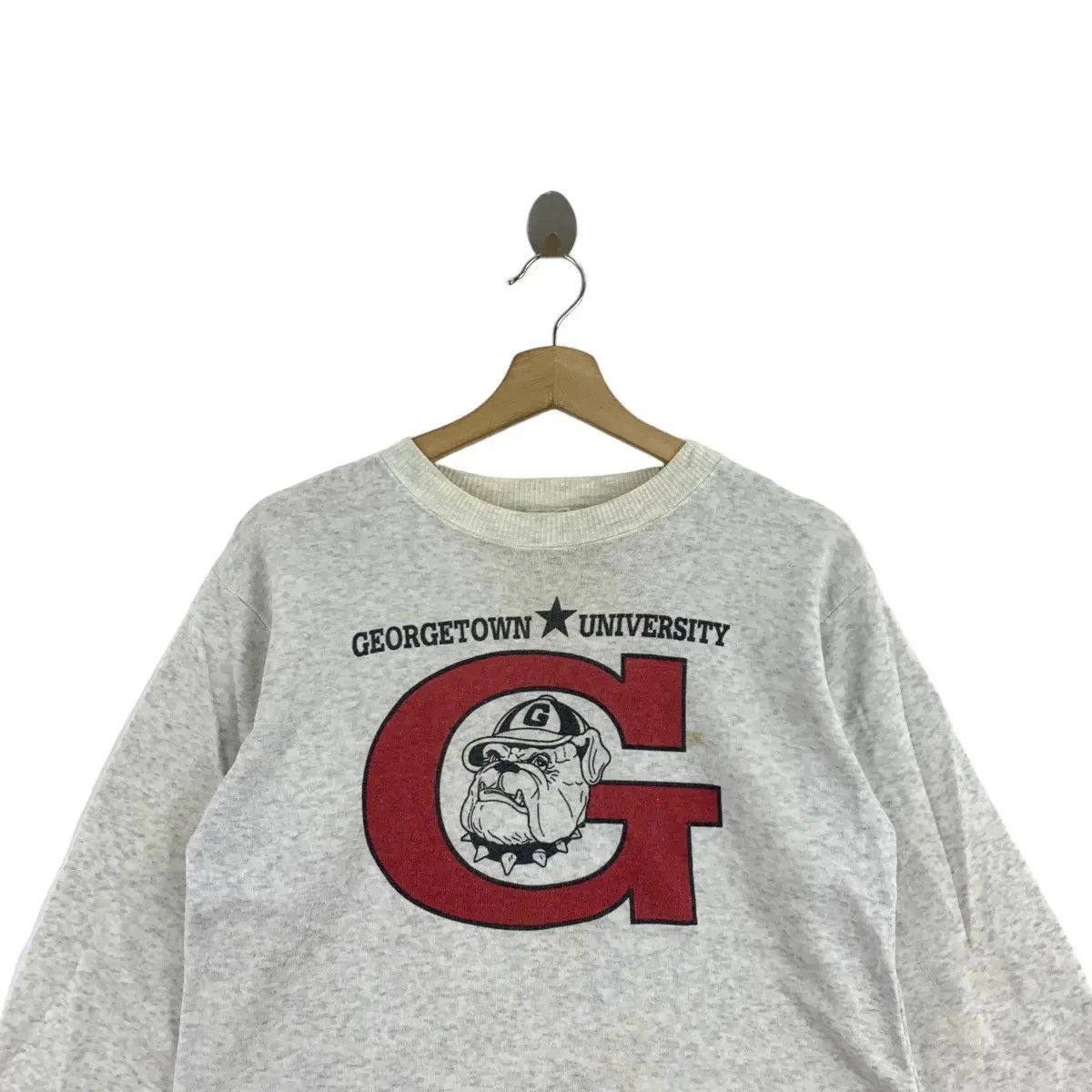 Vintage Vtg GEORGETOWN UNIVERSITY HOYAS Jack Bull Dog Sweatshirt Size M / US 6-8 / IT 42-44 - 4 Thumbnail