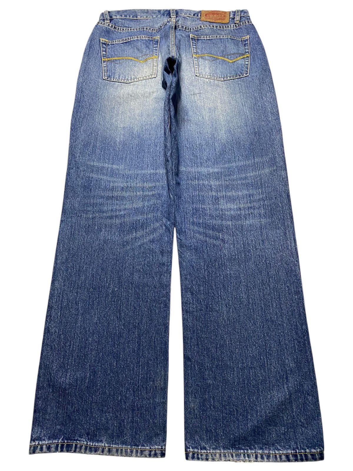Japanese Brand Vintage Japanese Brand Amore Puro Blue Wash Distressed Jeans Size US 32 / EU 48 - 2 Thumbnail