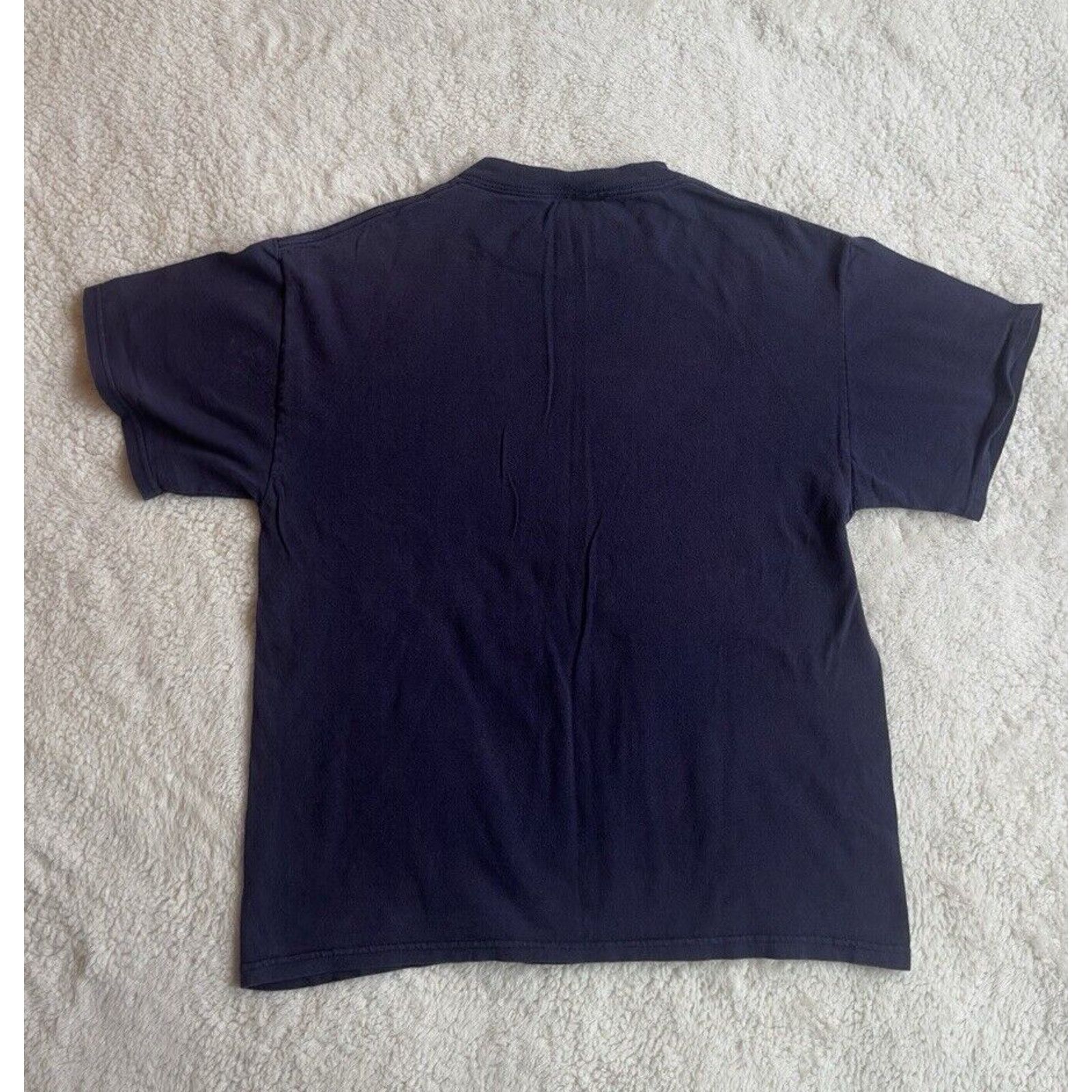 Delta Vtg Y2K Beer is Food Navy Graphic Shirt Delta Mens Sz M Size US M / EU 48-50 / 2 - 2 Thumbnail