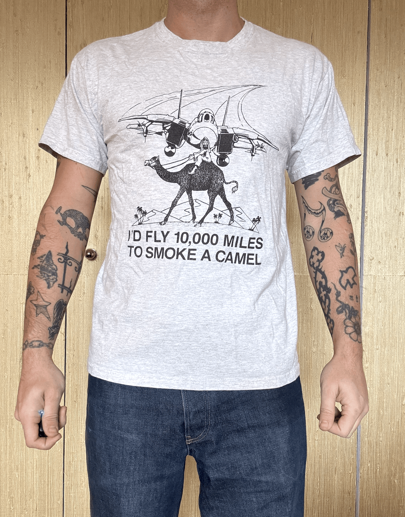 Vintage Very Rare Iraq War/ Desert Storm Vintage T - 2000's Size US S / EU 44-46 / 1 - 1 Thumbnail