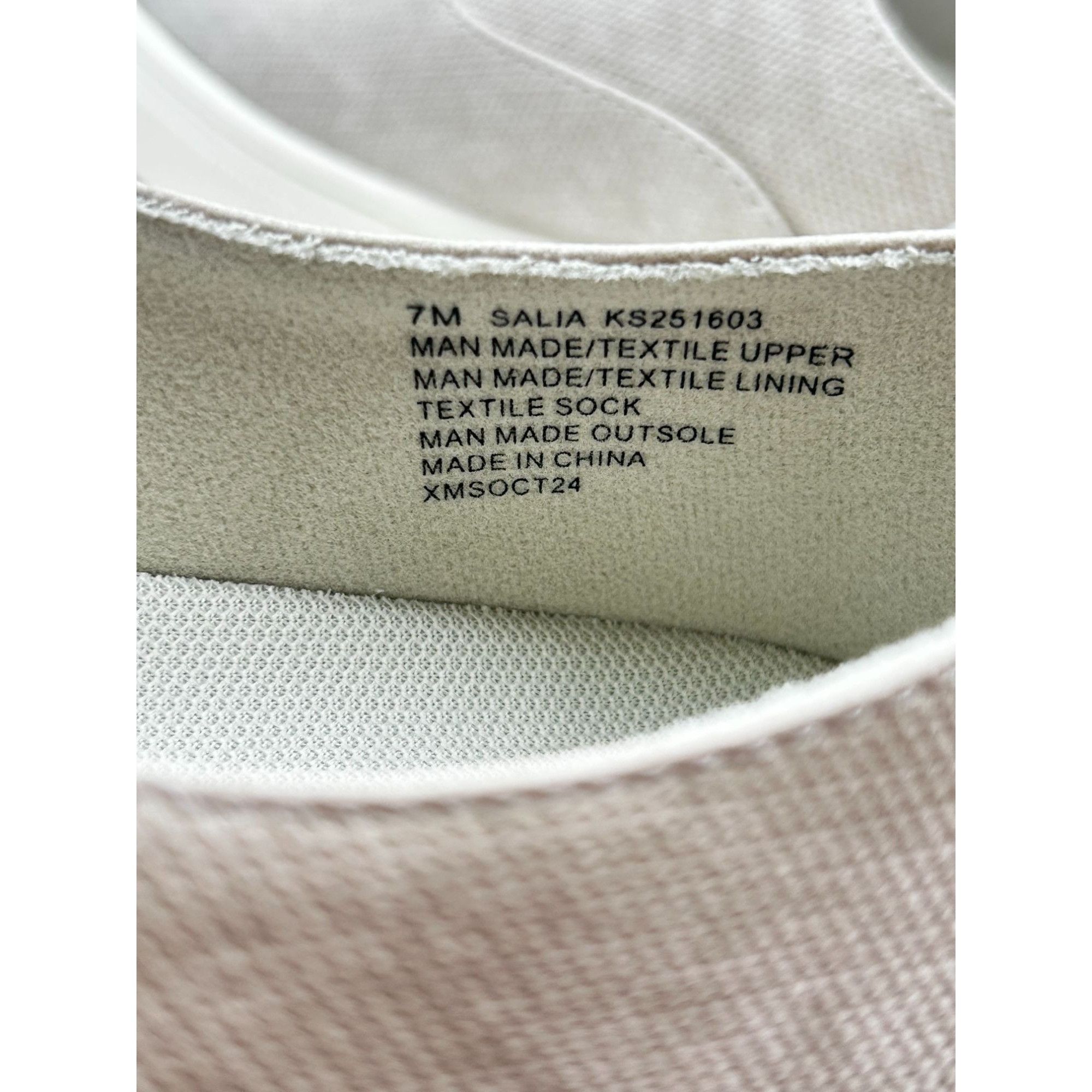 Other Kensie Salia Slip On Sneakers Women US 7 Beige Canvas Casual Size US 7 / IT 37 - 7 Thumbnail