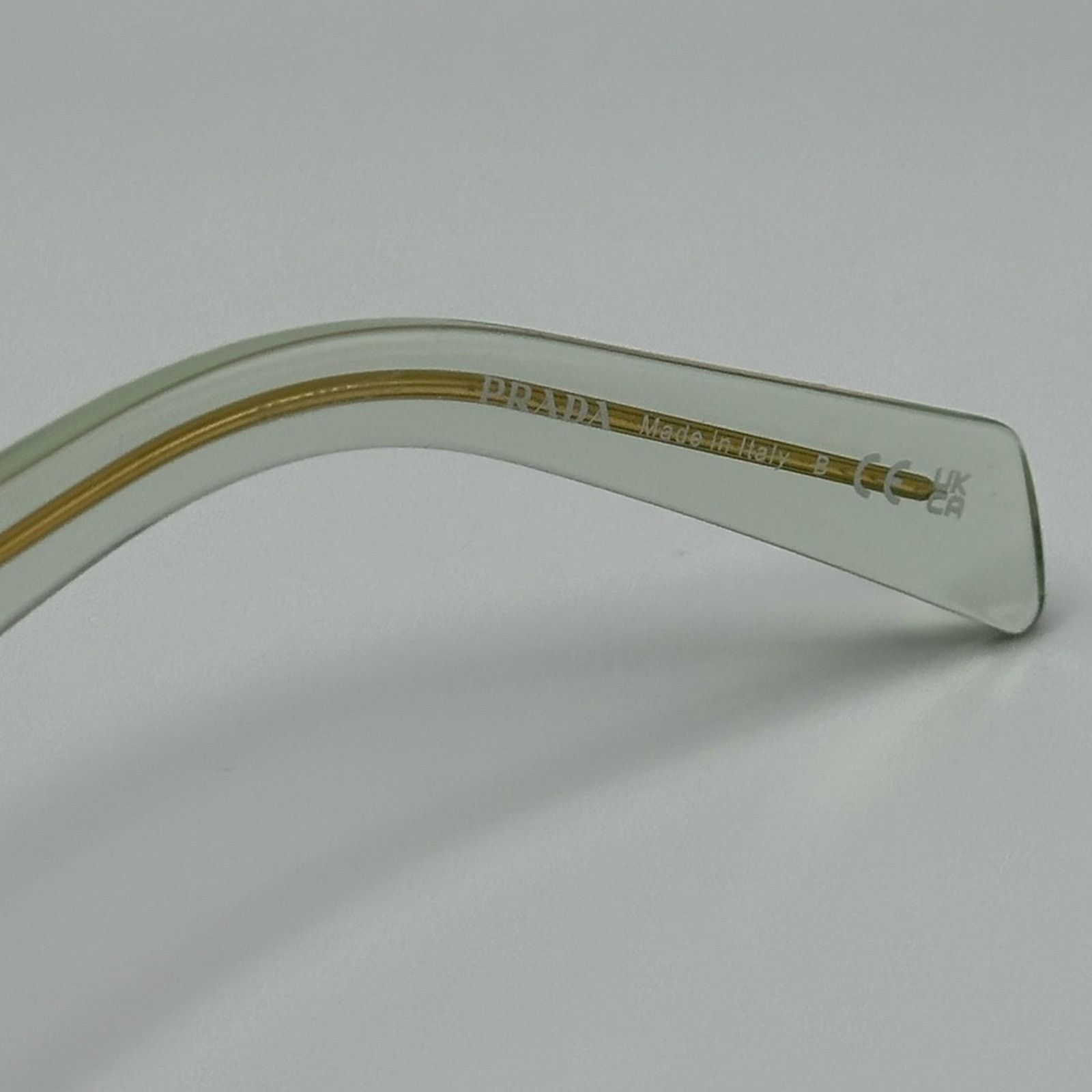Prada NEW PRADA Symbol PR26ZS 14R20E Transparent Mint/Green Size ONE SIZE - 5 Thumbnail