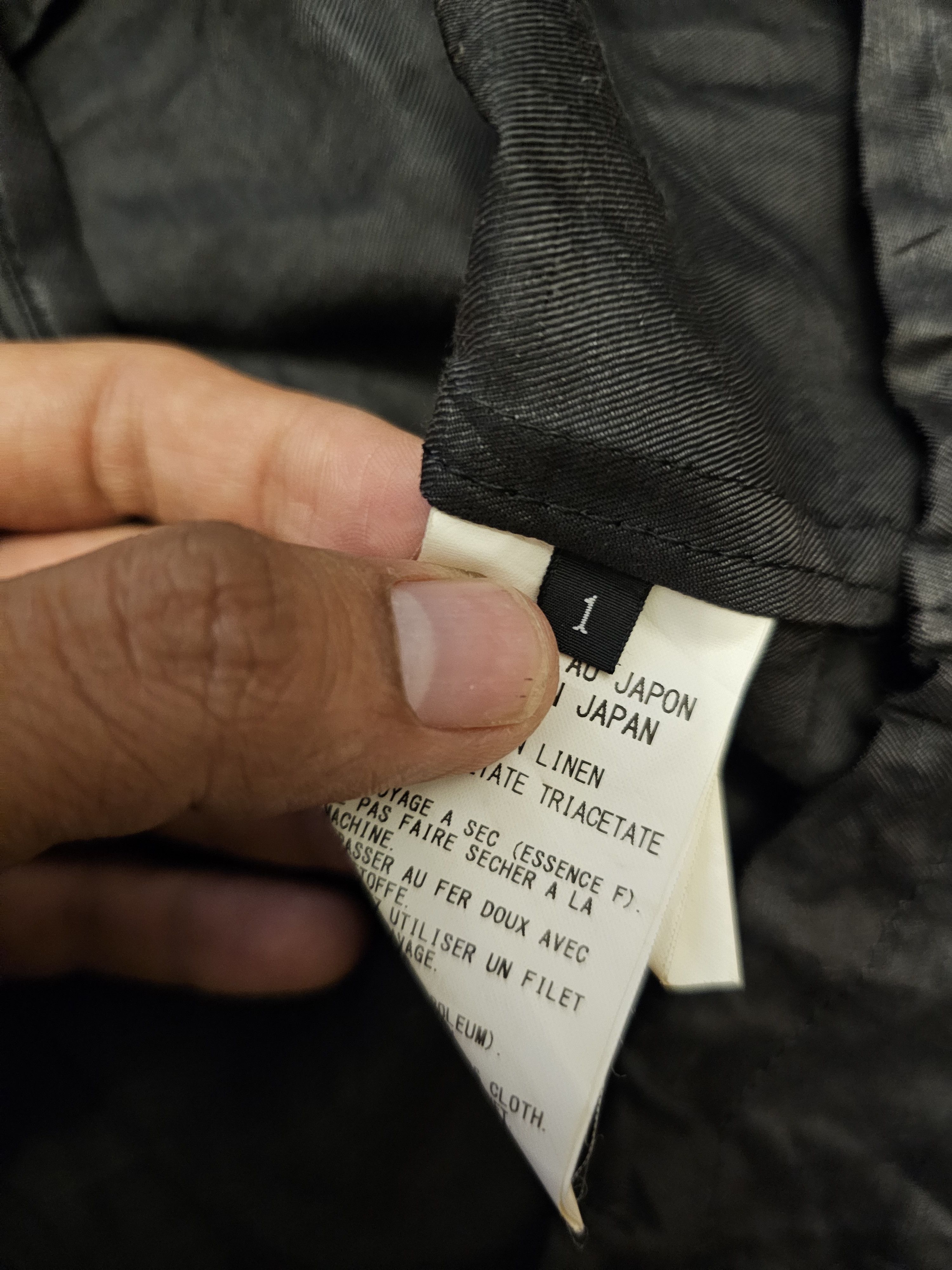 Yohji Yamamoto Purple Label Linen Jacket
