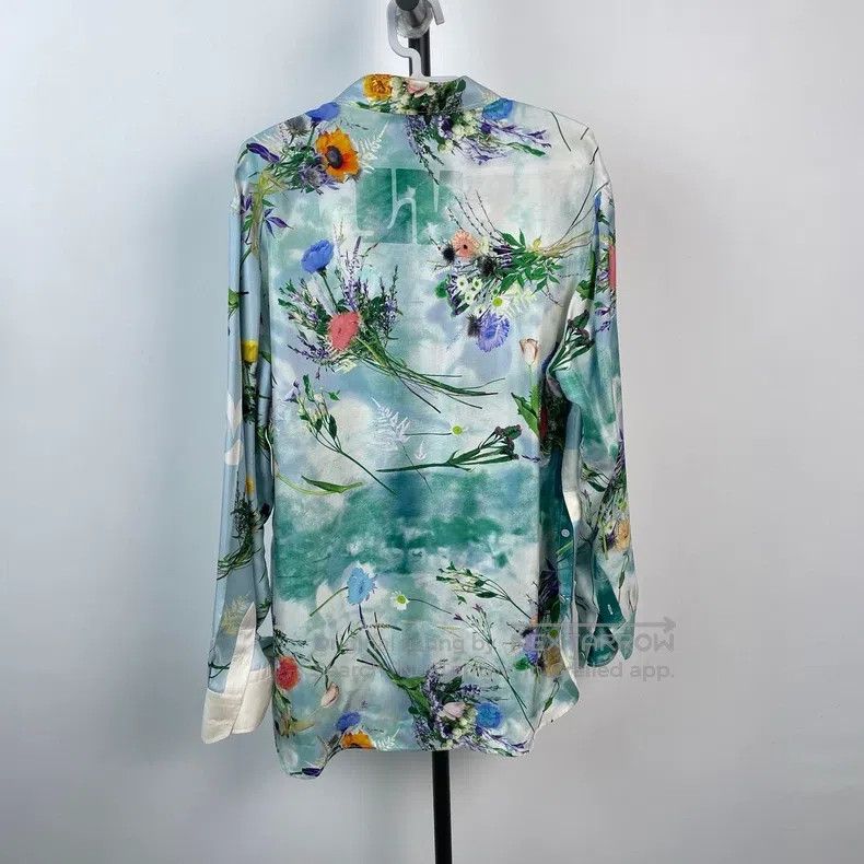 Louis Vuitton Louis Vuitton Silk Shirt Size US L / EU 52-54 / 3 - 2 Thumbnail
