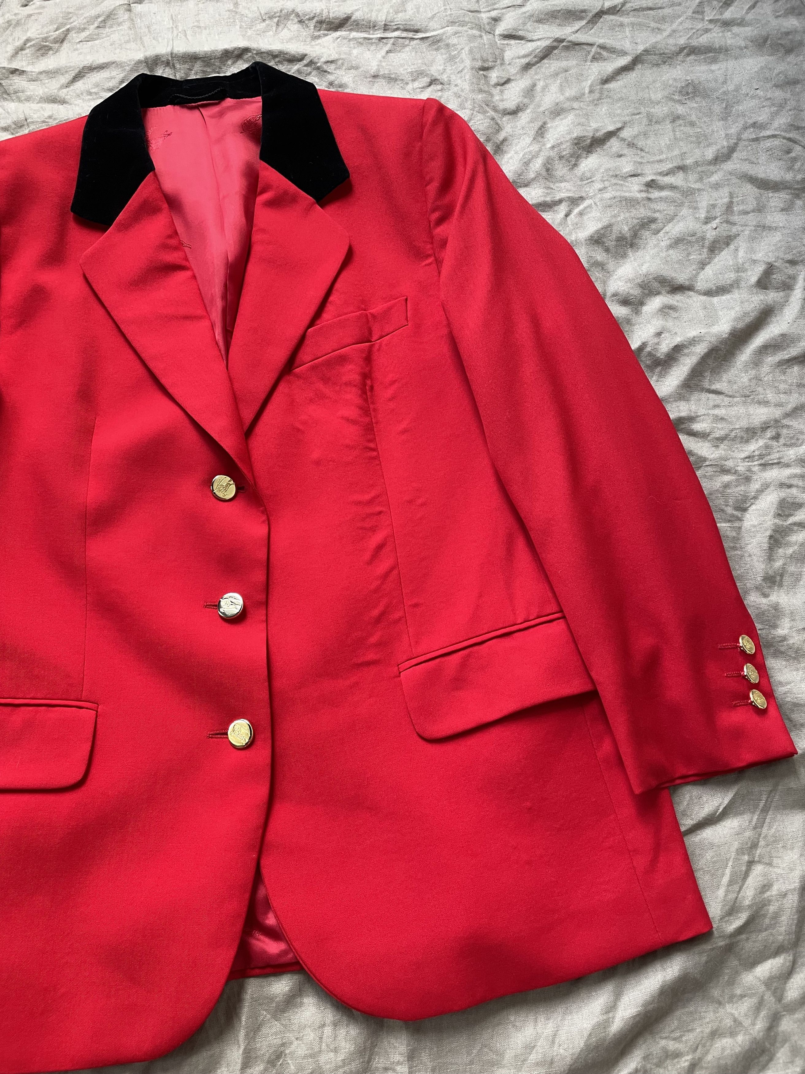 Burberry Burberrys Vintage Wool Blazer Jacket 7714AC Size M / US 6-8 / IT 42-44 - 2 Thumbnail