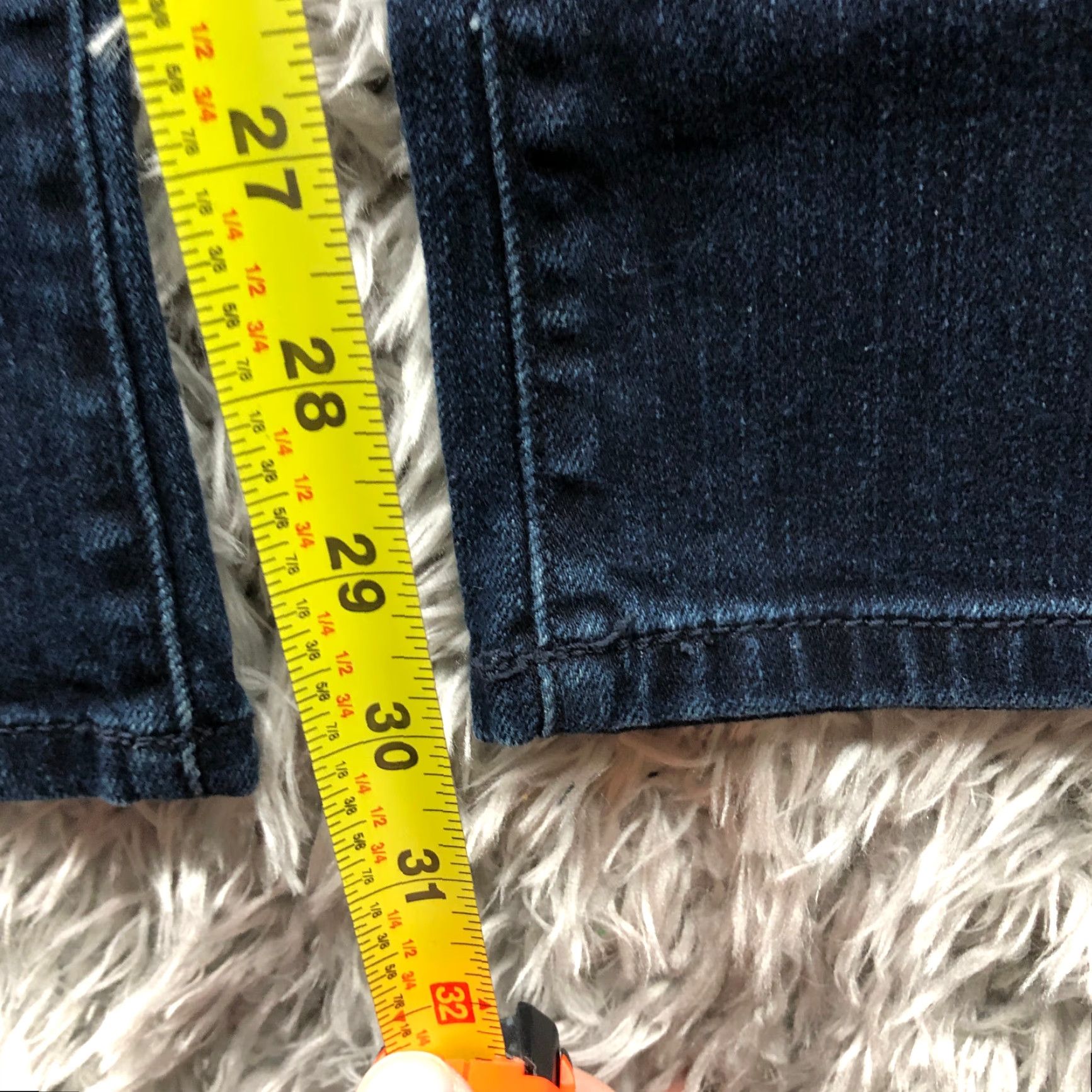 Apt. 9 Apt. 9 Jeans Womens Bootcut Size 6 Dark Wash Blue Denim Mid Rise 31 In Inseam Belt Loops 5-Pocket Size 28" / US 6 / IT 42 - 3 Thumbnail