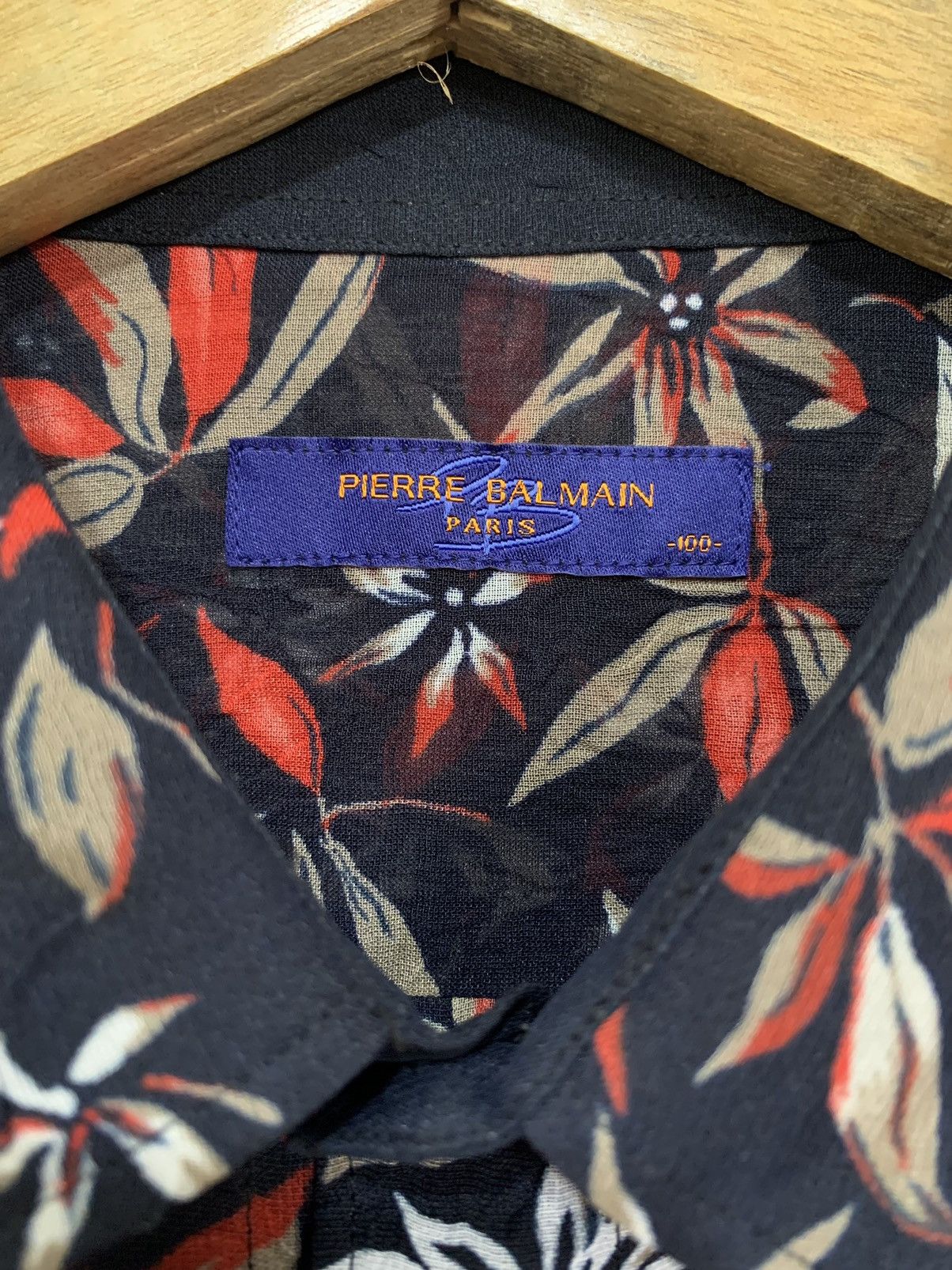 🔥Rare🔥 Pierre balmain floral hawaiian shirt