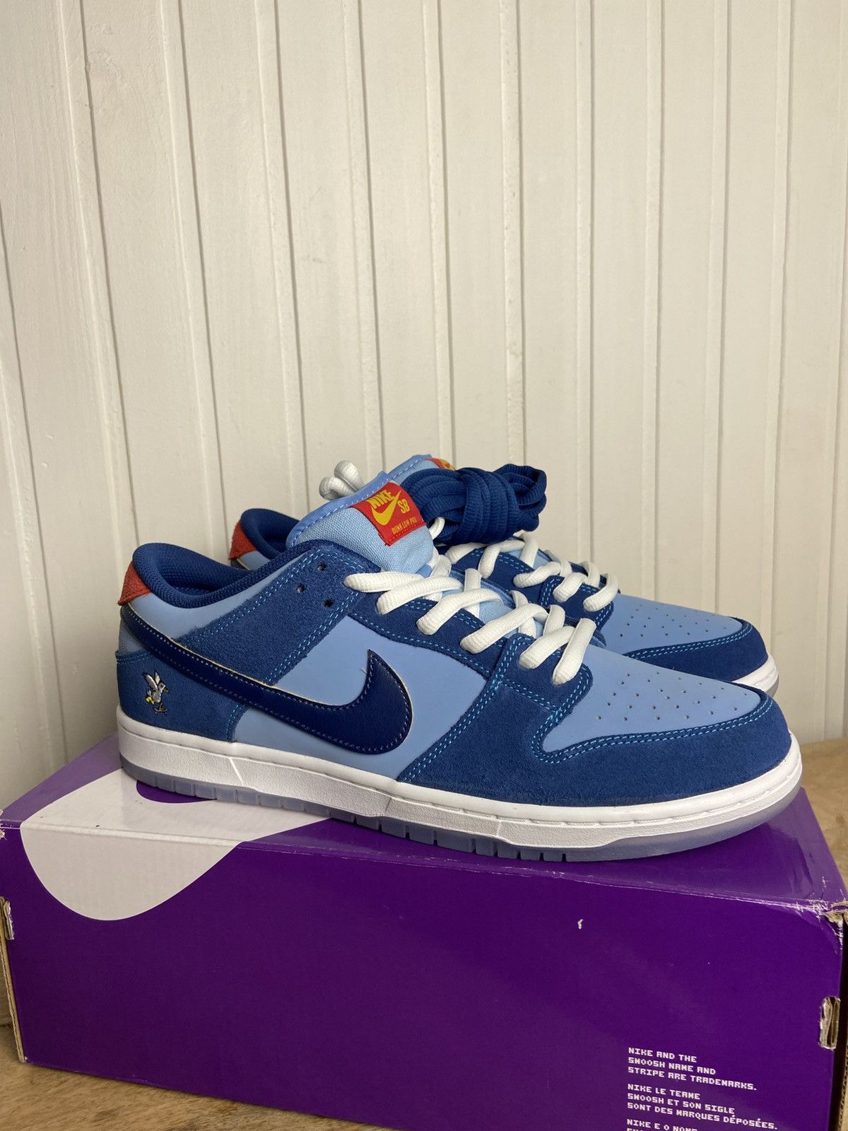 Nike New Nike SB Dunk Low Pro "Why So Sad?" Authentic Size 11,5US Size US 11.5 / EU 44-45 - 4 Thumbnail