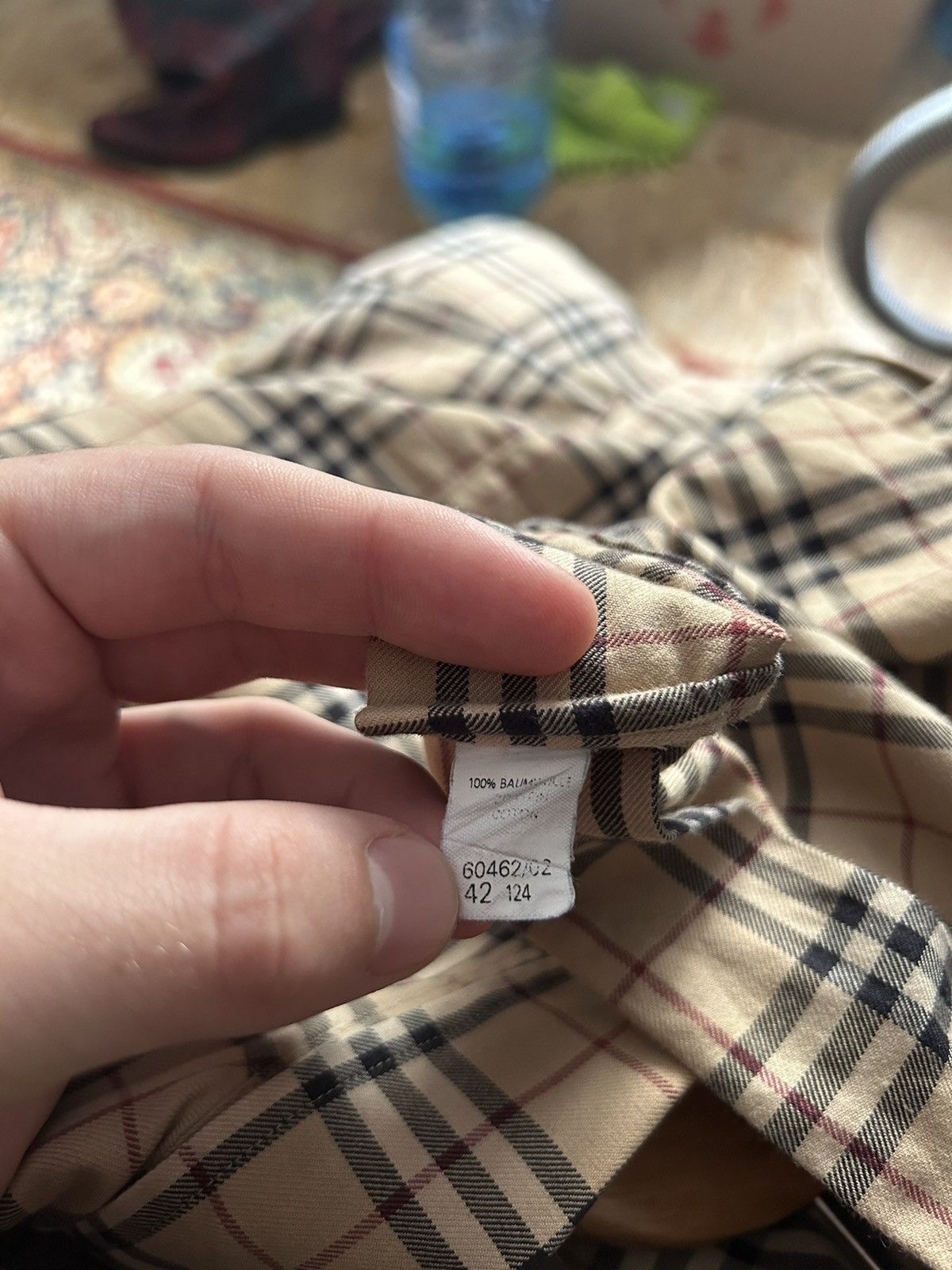Burberry Vintage Burberry nova check shirt Size US XL / EU 56 / 4 - 8 Thumbnail