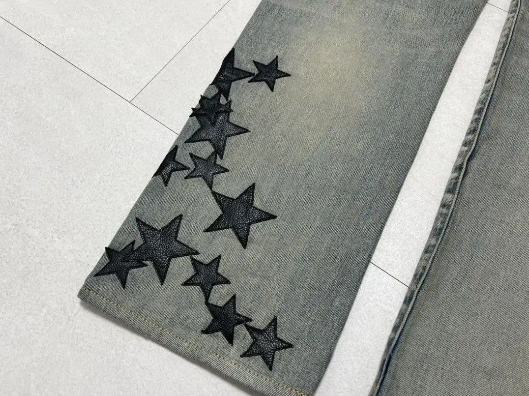 Amiri *rare*Amiri Star Patchwork Denim Jean Size US 32 / EU 48 - 7 Thumbnail
