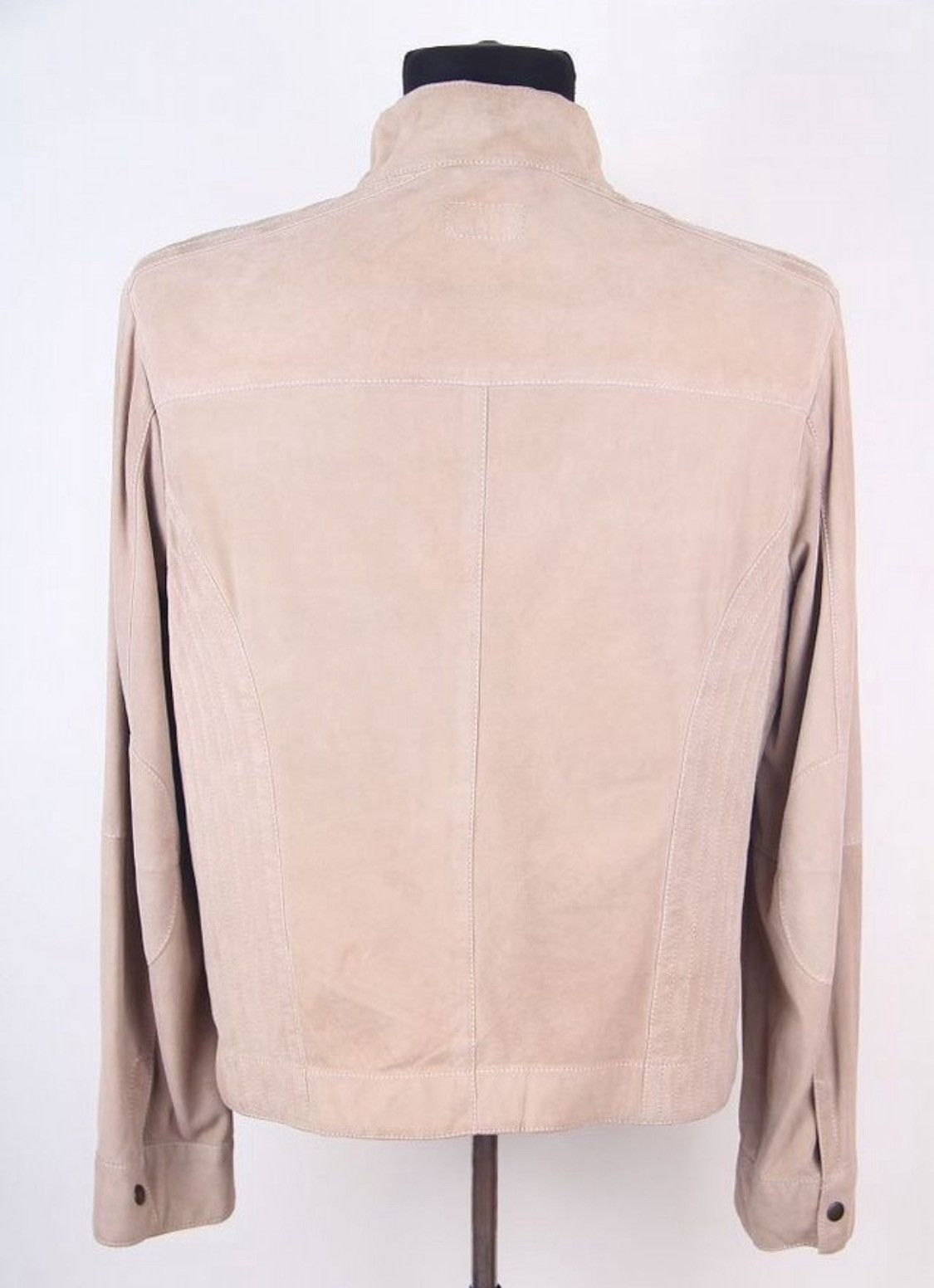 Brunello Cucinelli Brunello Cucinelli Suede Leather Biker Jacket Size US S / EU 44-46 / 1 - 2 Thumbnail