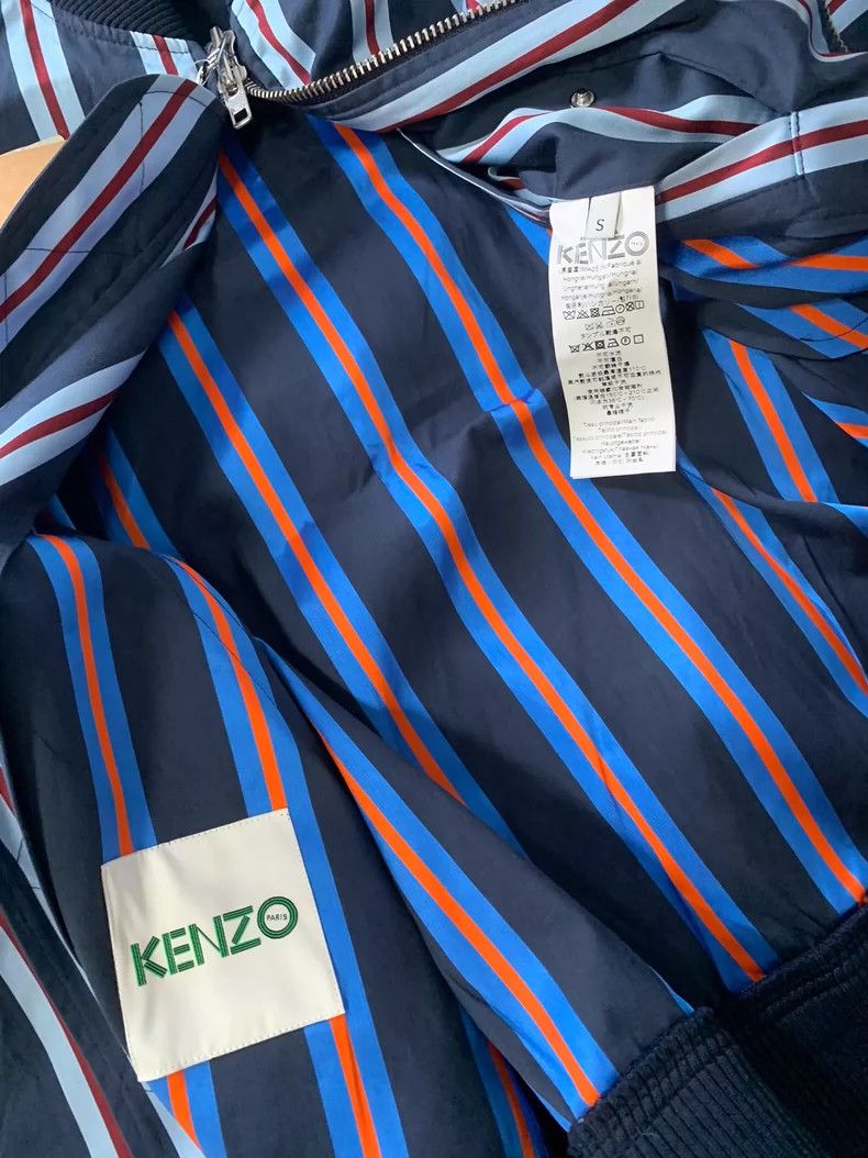 Kenzo KENZO Striped zip coat Size S / US 4 / IT 40 - 5 Thumbnail
