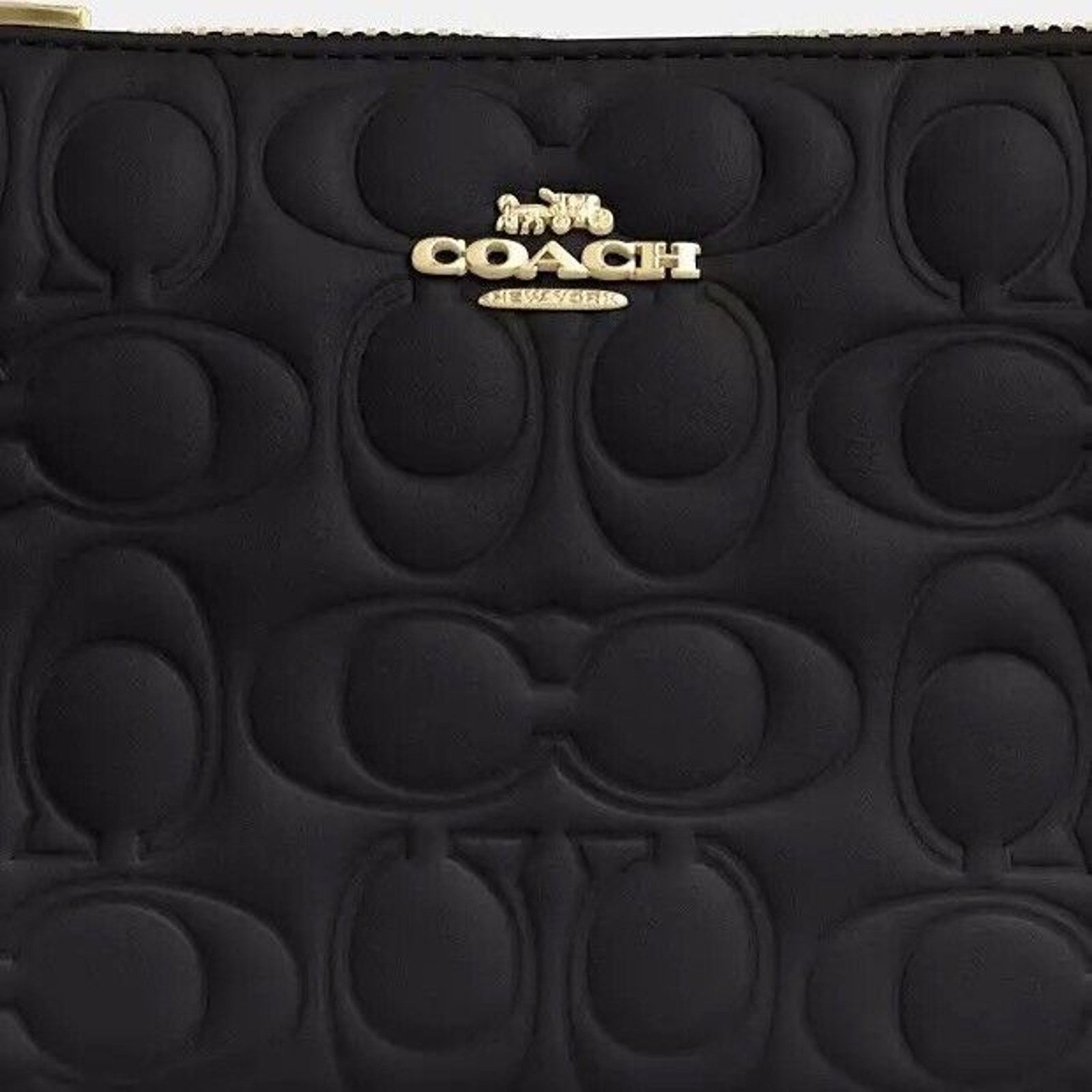 Coach NWT Coach Nolita 19 In Signature Leather CZ456 gold/ black Size ONE SIZE - 8 Thumbnail
