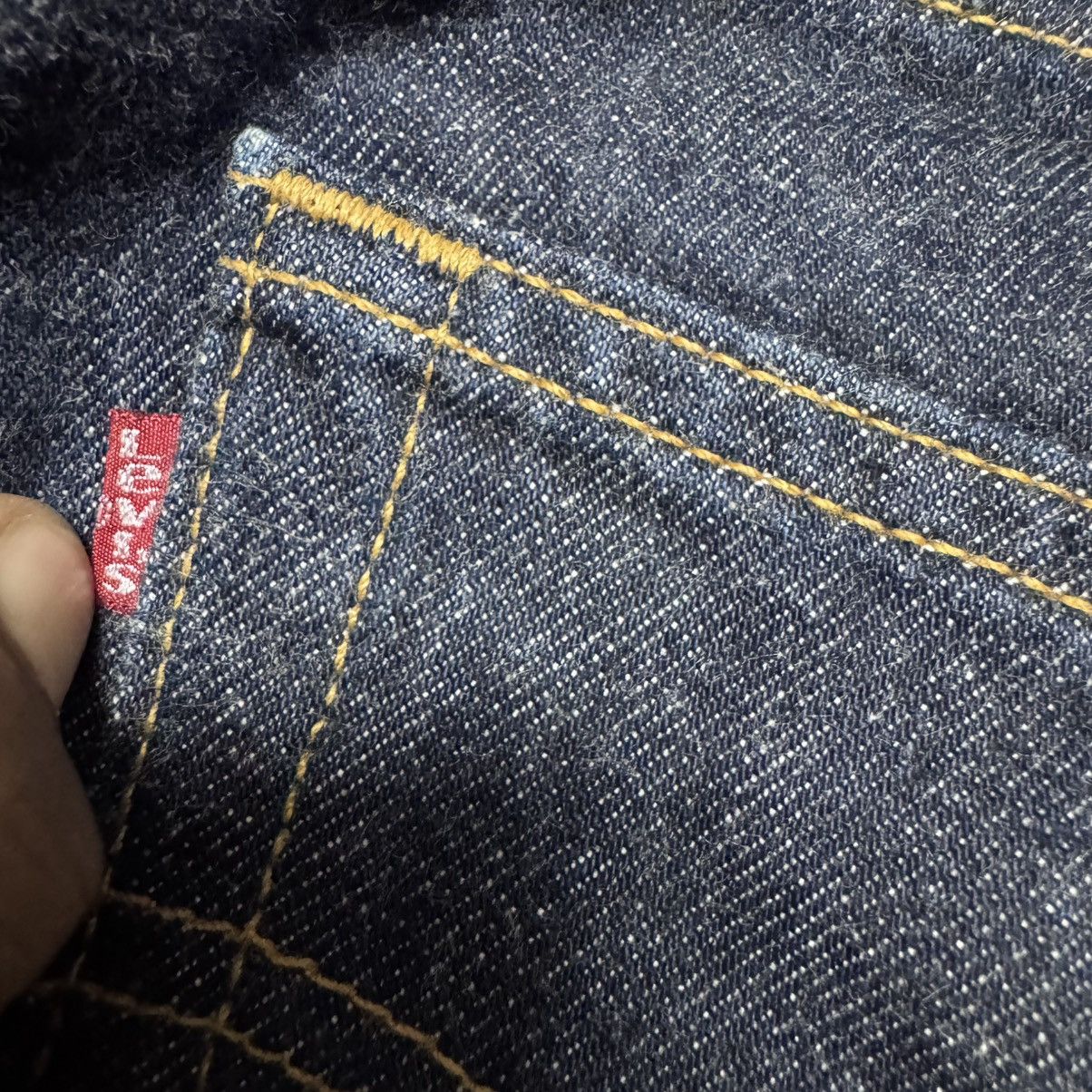 Levi's Vintage Levis 501 Dark Blue Denim Jeans Size US 29 - 15 Thumbnail