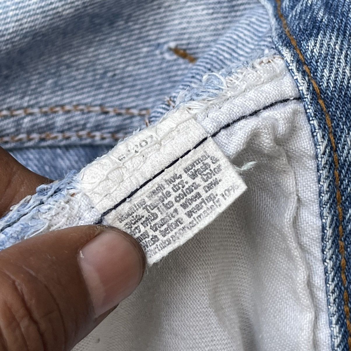 Levi's Vintage 80s Levi's 501 Denim Jeans Light Wash Size US 29 - 20 Thumbnail