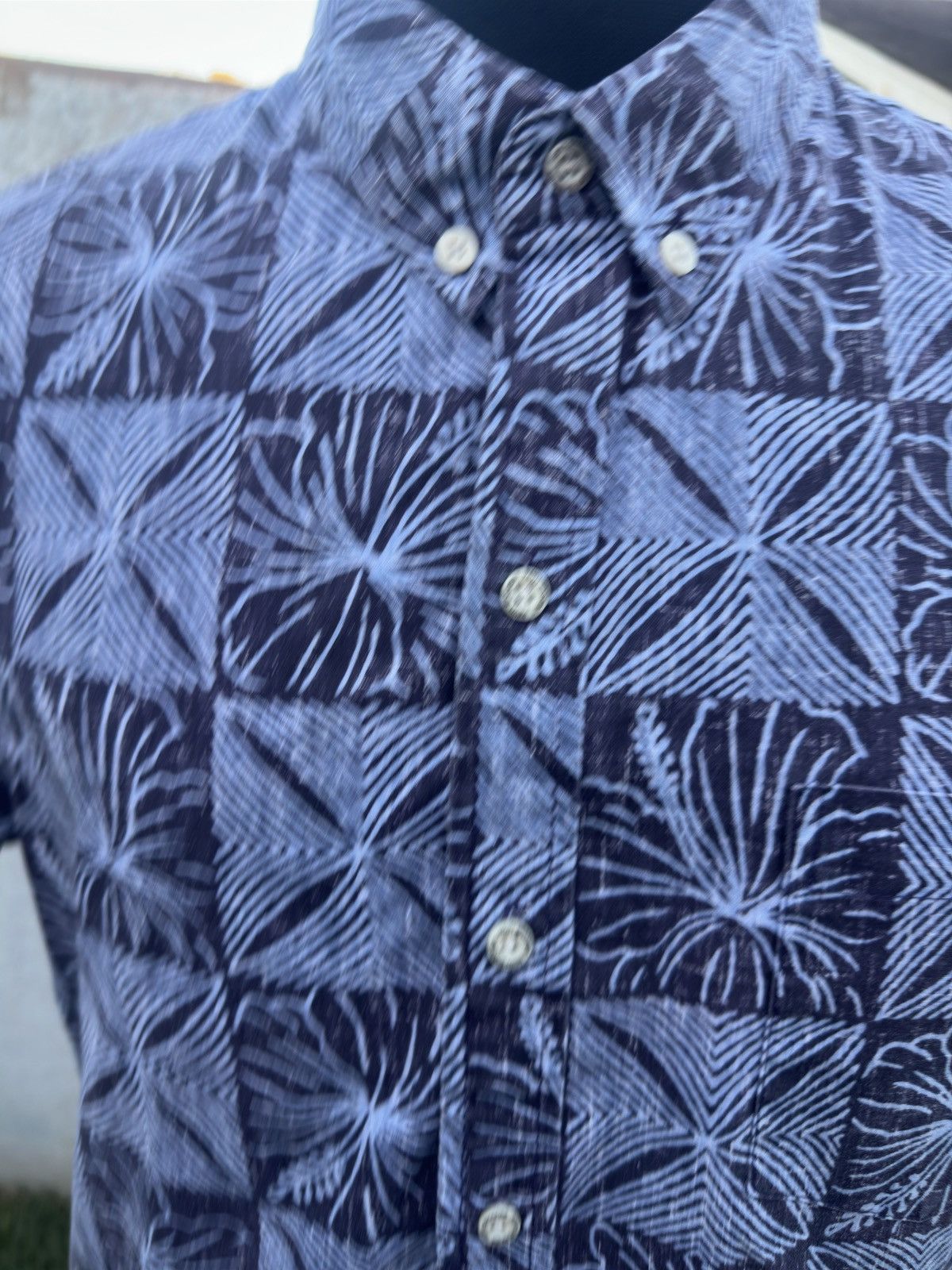 Reyn Spooner Reyn Spooner Tailored Blue Hawaiian Print Men's M Size US M / EU 48-50 / 2 - 3 Thumbnail