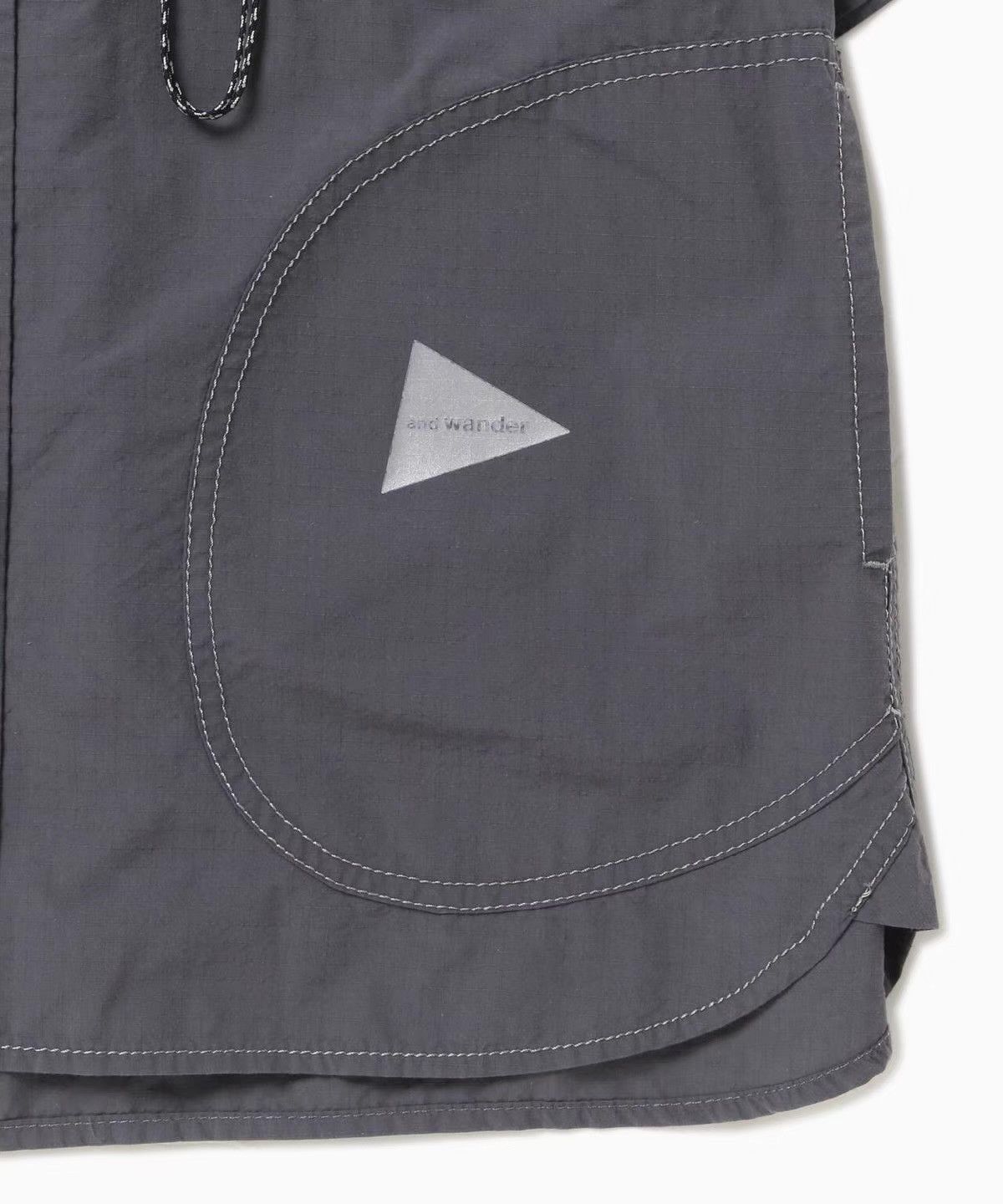 And Wander 2026SS CORDURA Cotton Ripstop Short Sleeve Shirt Ｑ22 Size US L / EU 52-54 / 3 - 5 Thumbnail