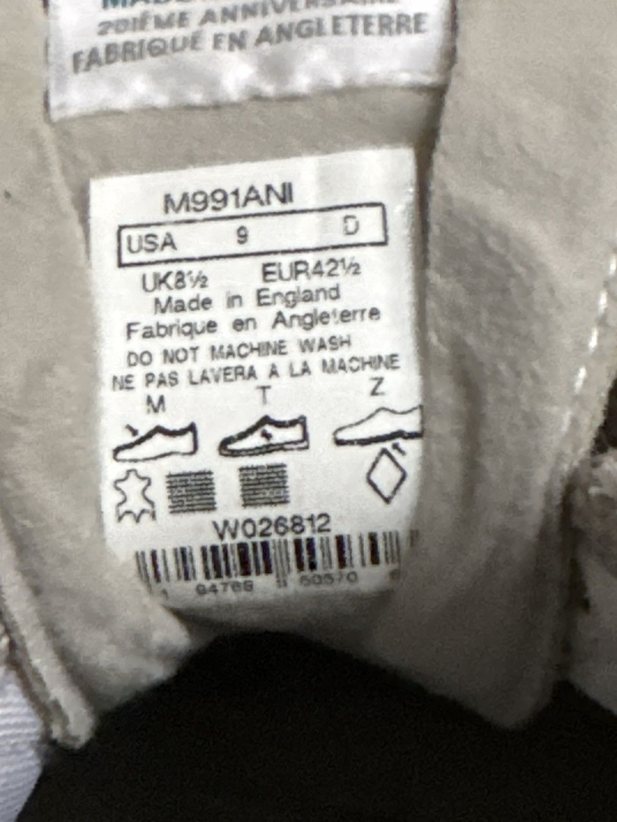 New Balance New Balance 991 20th Anniversary Made in England Size US 9 / EU 42 - 9 Thumbnail