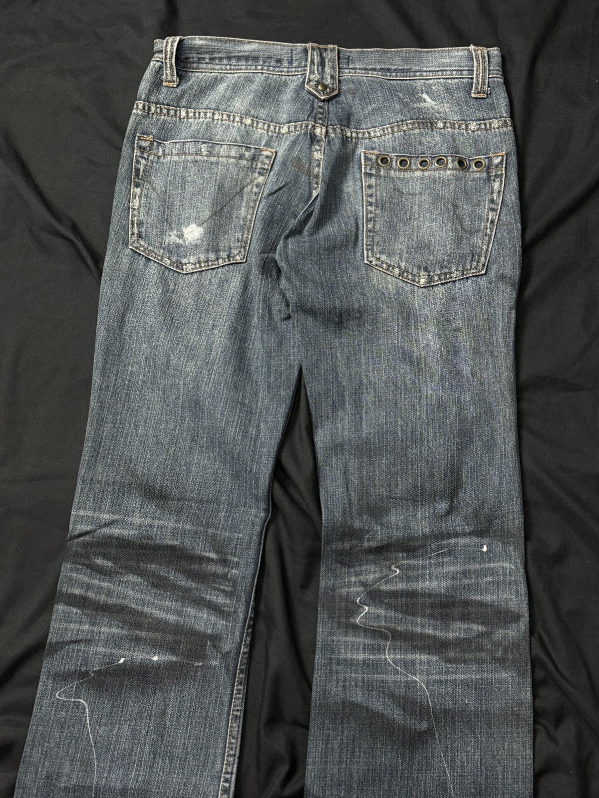 Hysteric Glamour × Japanese Brand Flare Denim Distressed RootThree style lgb ifsix Size US 29 - 4 Thumbnail