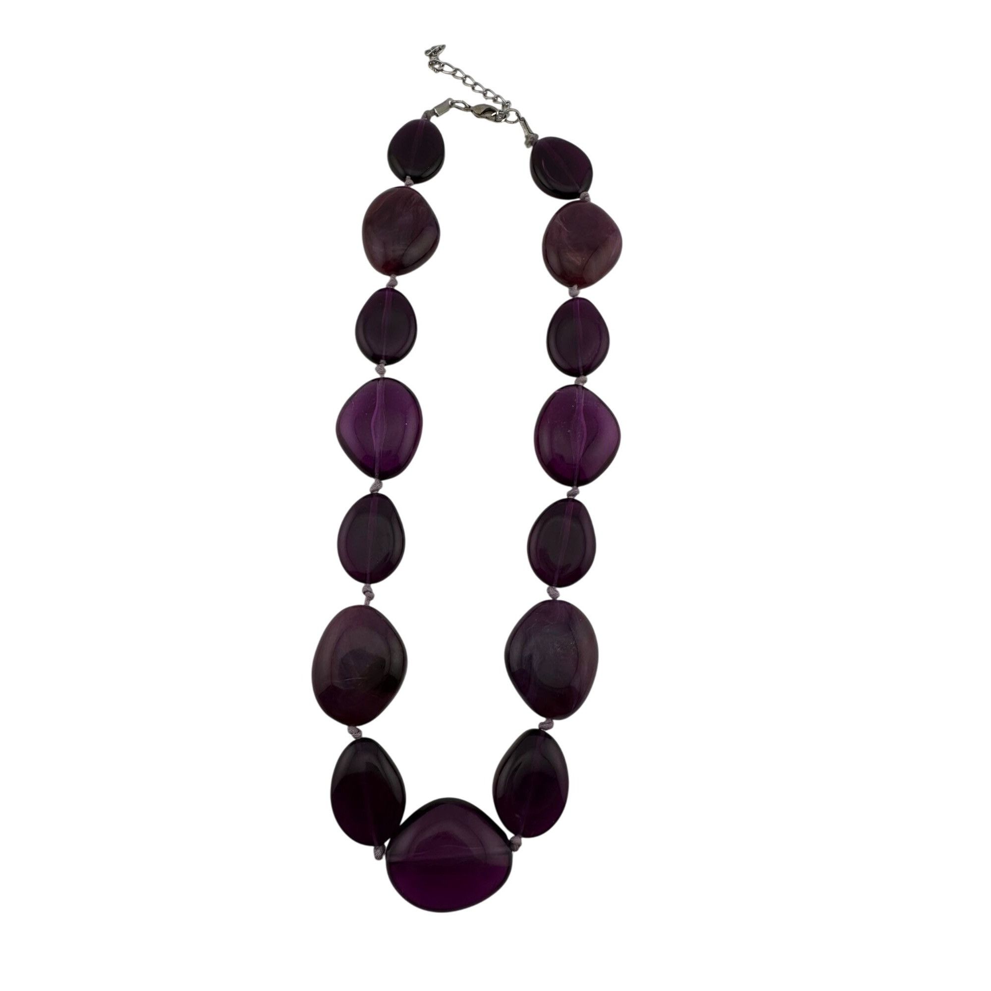 Other Women's Chunky Purple Necklace with Clasp Size ONE SIZE - 9 Thumbnail