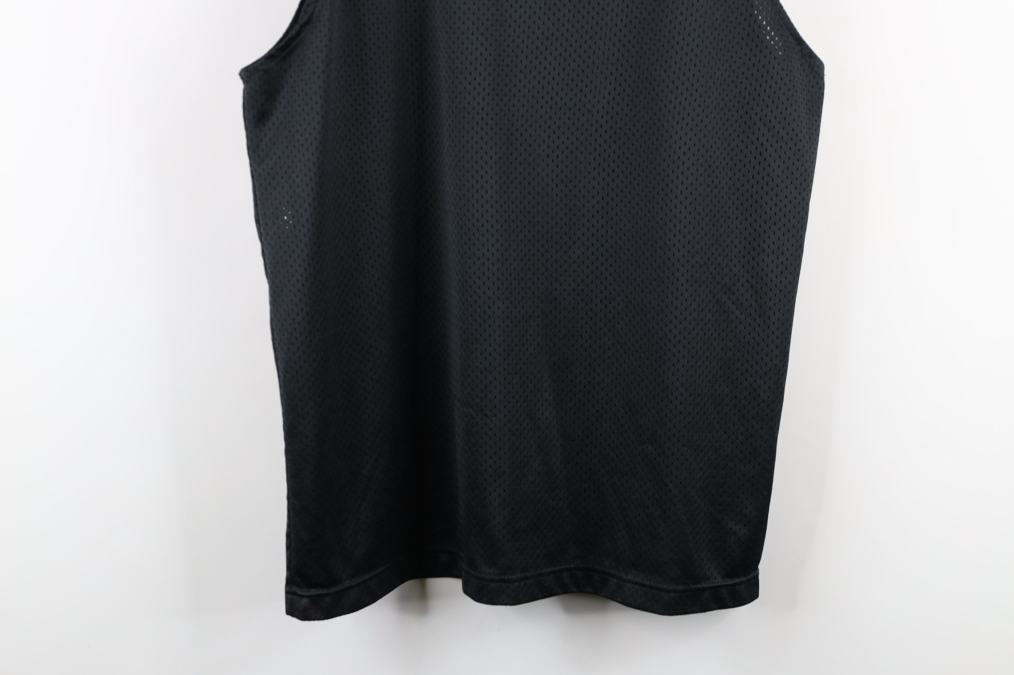 Vintage Vintage 90s Streetwear Mesh Tank Top T-Shirt Black Polyester Size US M / EU 48-50 / 2 - 3 Thumbnail