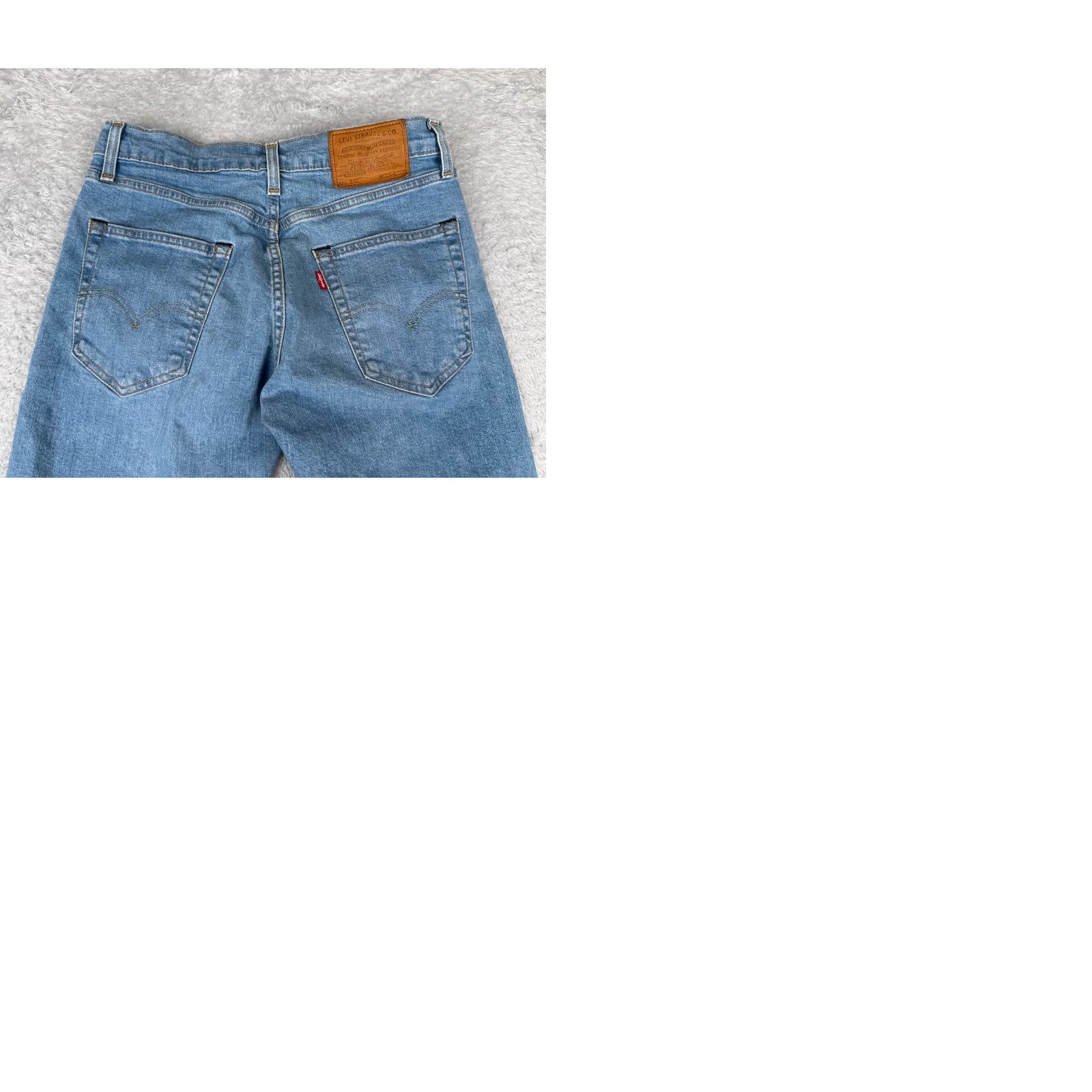 Levi's Levi's Jeans Men 29 Blue Denim Cotton 512 5-Pocket Regular Jeans Distressed Stretch Vintage No Size US 29 - 11 Thumbnail