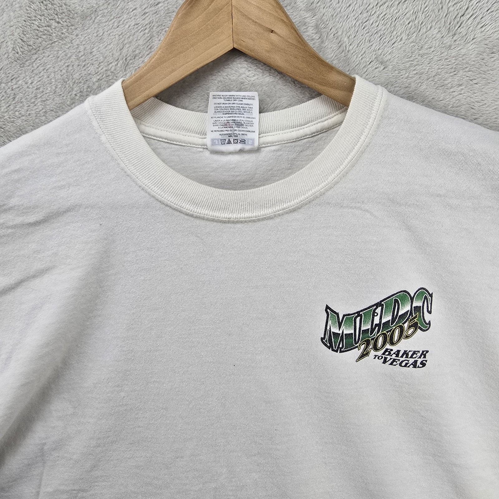 Jerzees Vintage Lot Of 2 MLDC Baker To Vegas Shirts XL Marathon Y2K Size US XL / EU 56 / 4 - 3 Thumbnail