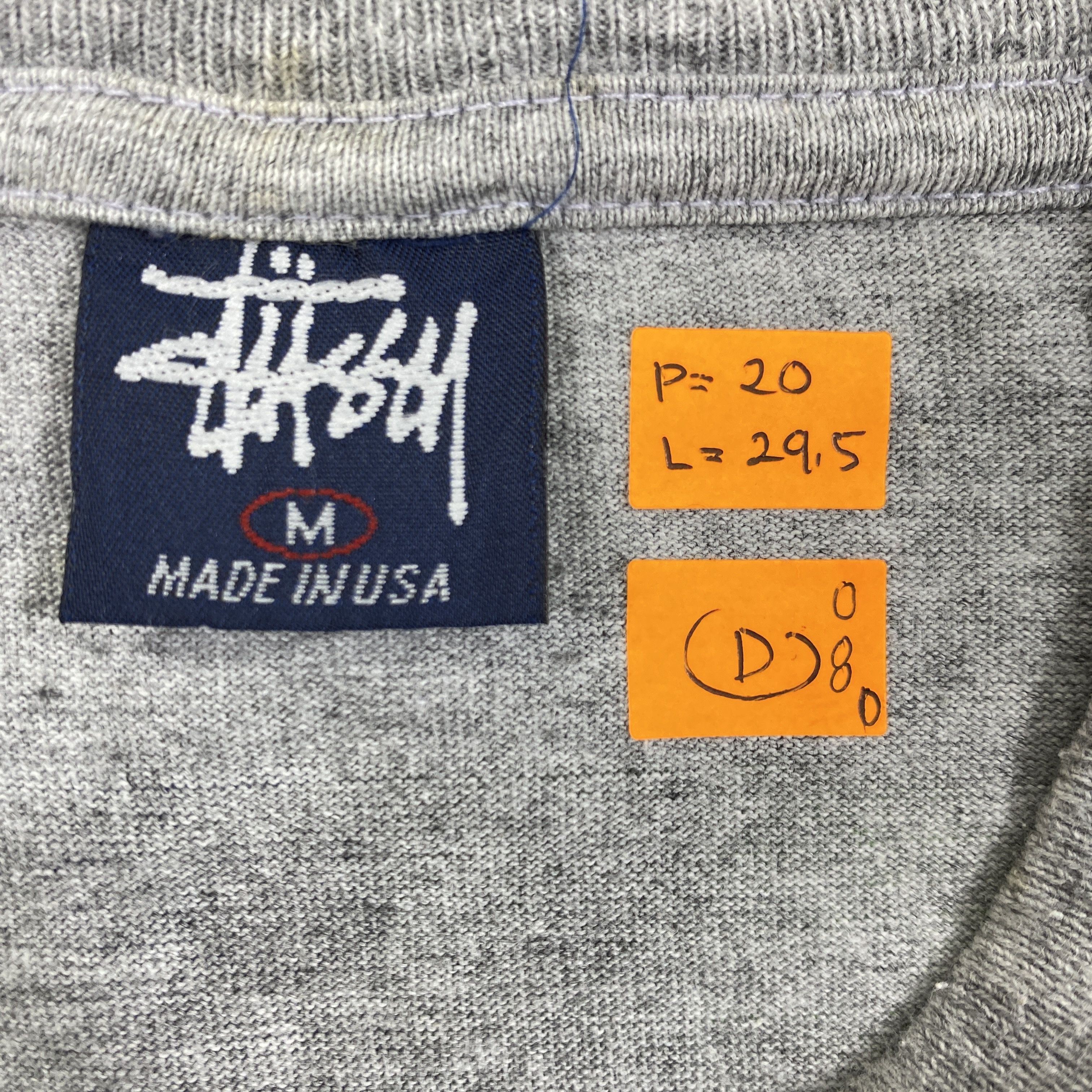 Stussy Vintage True Product Stussy Box Logo USA Medium Tshirt -D080 Size US M / EU 48-50 / 2 - 4 Thumbnail