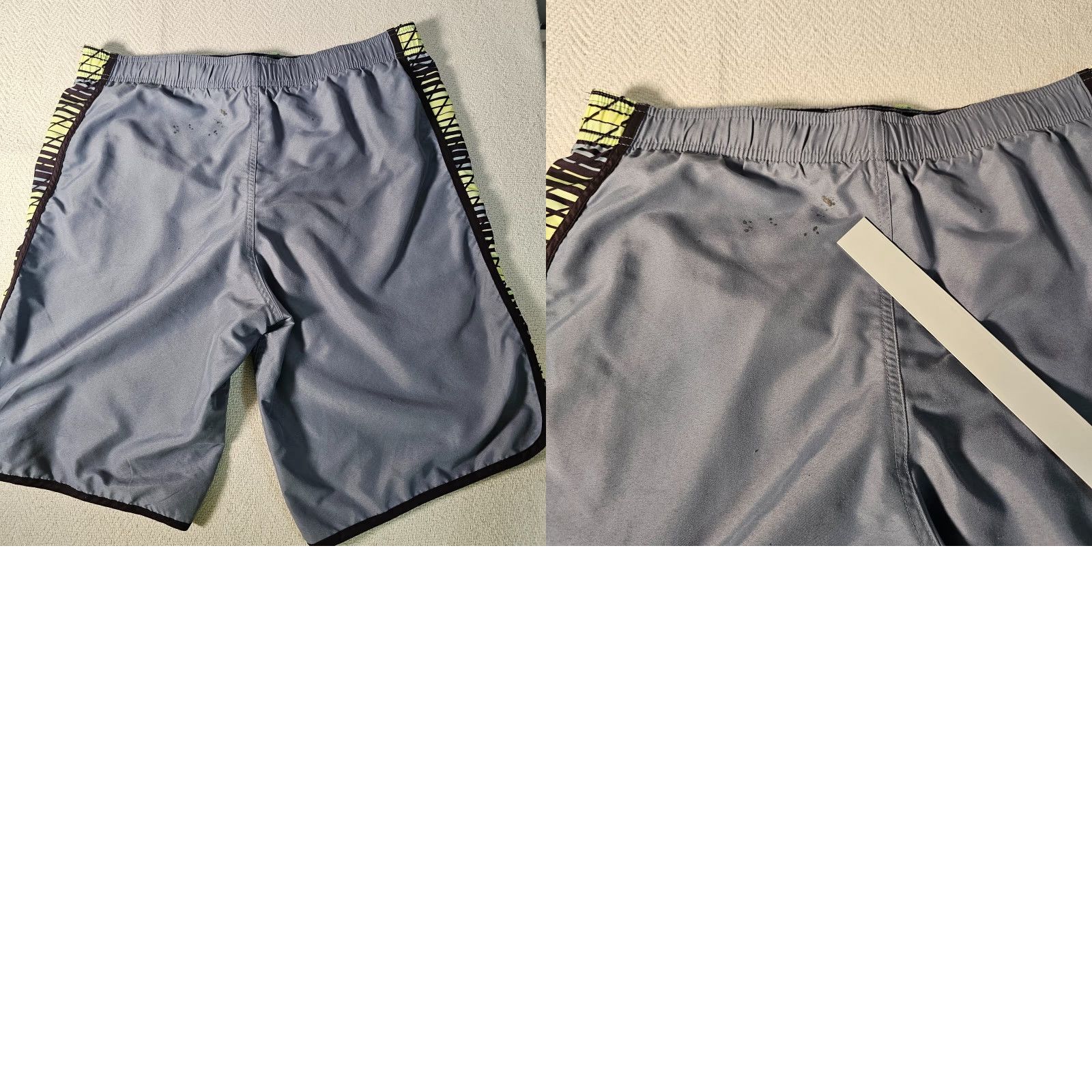 Nike Nike Geometric Print Swim Trunk Board Shorts Mens Light Dark Blue M Size US 31 - 8 Thumbnail