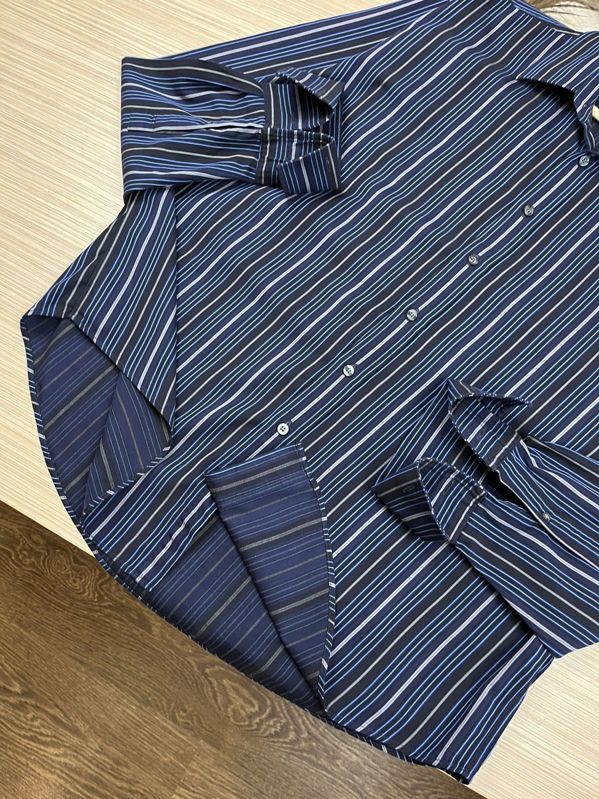 Vintage × Yves Saint Laurent Very crazy Vintage YSL Shirt Size US XL / EU 56 / 4 - 5 Thumbnail