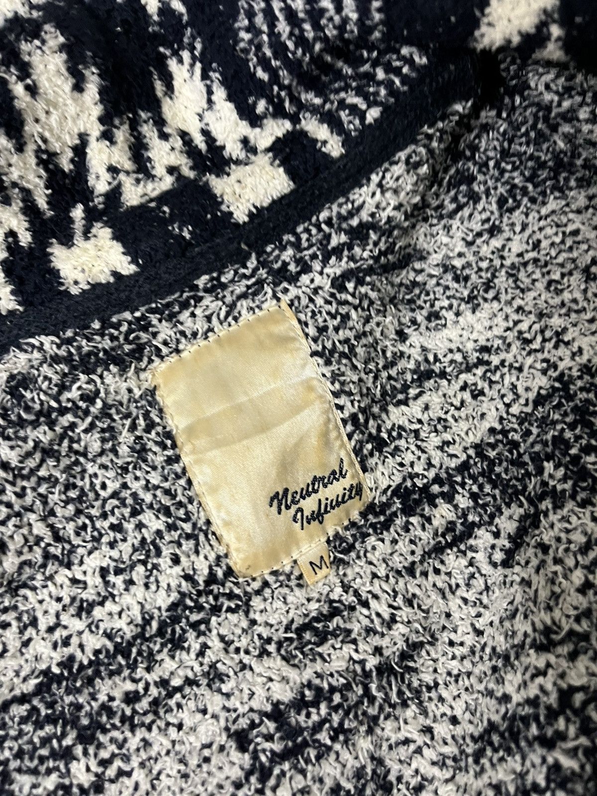 If Six Was Nine 💥Offer Me💥Neutral Infinity Navajo Chimaiyo Cotton Knitwear Size US M / EU 48-50 / 2 - 12 Thumbnail