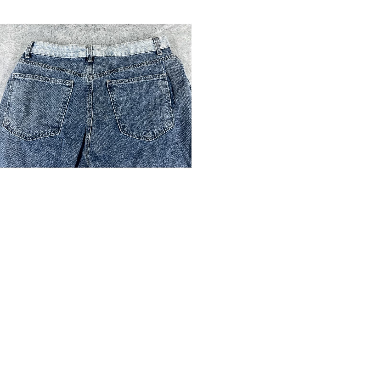 Forever 21 Forever 21 Jeans Women Wide-Leg Denim 30x24 Blue High Rise 30 5-Pocket Regular Size Type: Jeans Size 30" / US 8 / IT 44 - 10 Thumbnail