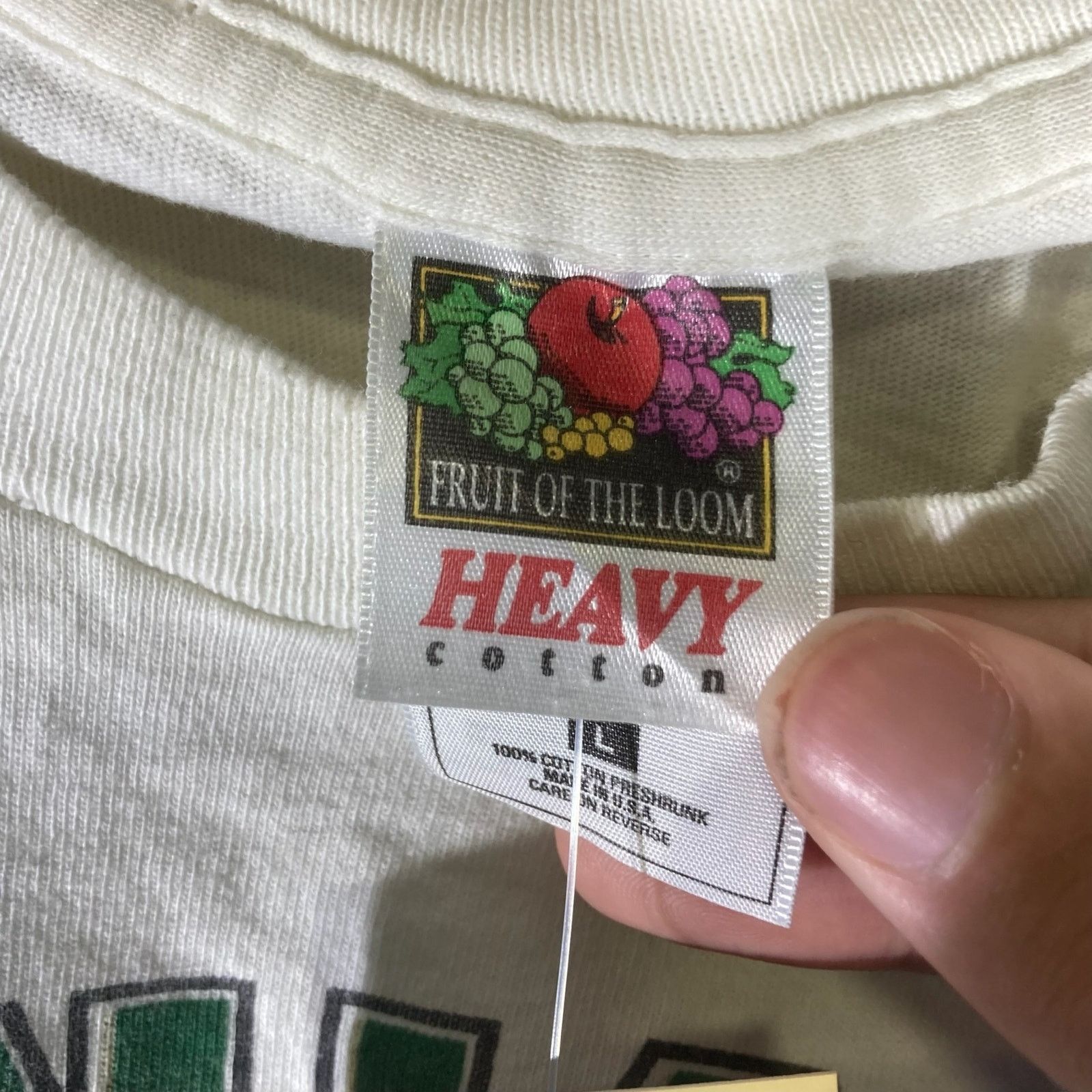 Fruit Of The Loom Vintage Dallas Stars "The Gloves Are Off." NHL Tee L Size US L / EU 52-54 / 3 - 7 Thumbnail