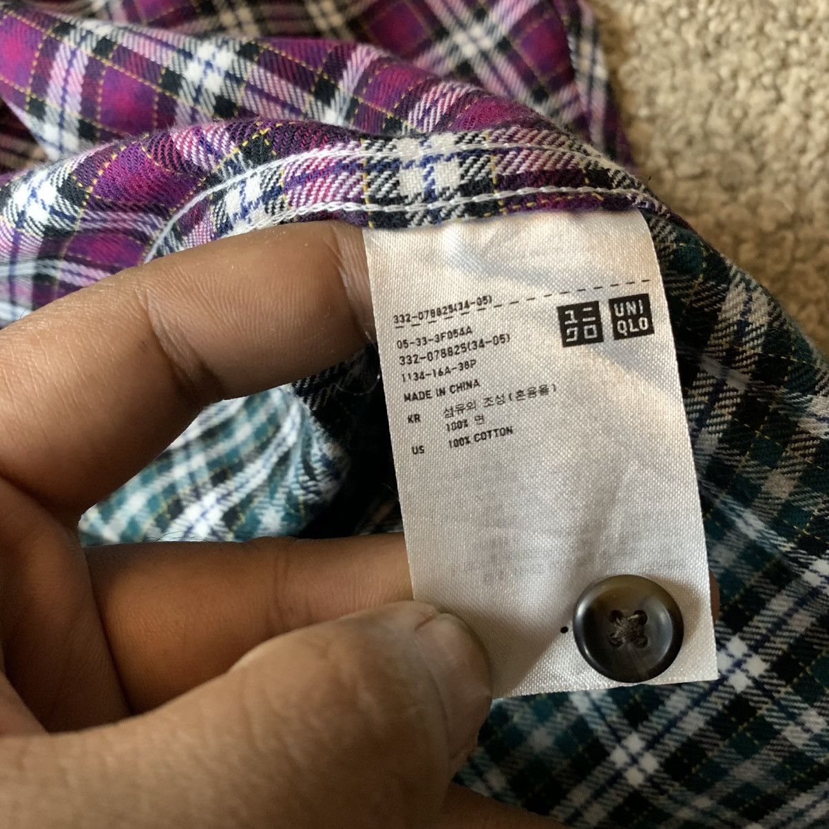 Uniqlo Uniqlo Flannel Needles Patchwork Size US M / EU 48-50 / 2 - 7 Thumbnail