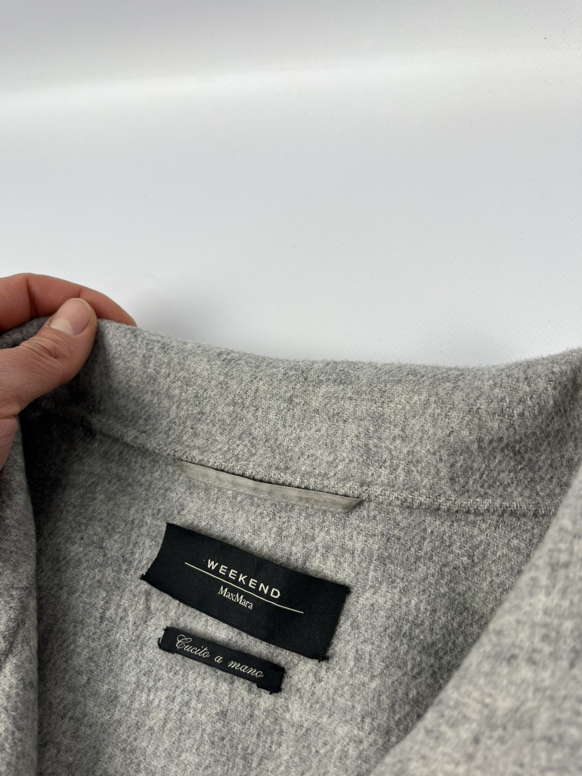 Max Mara × Weekend Max Mara Weekend Max Mara Wool Trench Coat Jacket Snap Close Size XL / US 12-14 / IT 48-50 - 6 Thumbnail