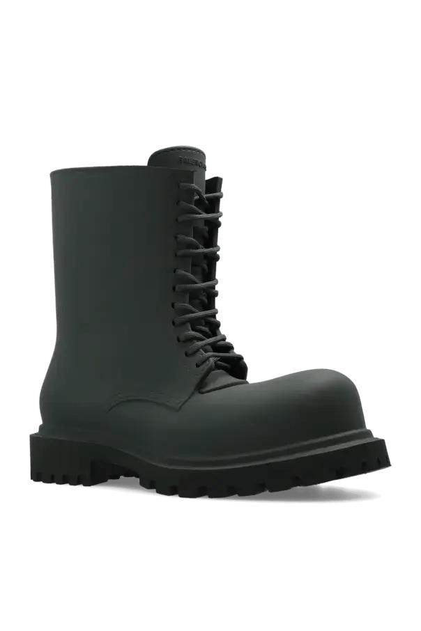 Balenciaga o1in1g0225 Steroid Boots in Dark Green Size US 6 / EU 39 - 6 Thumbnail