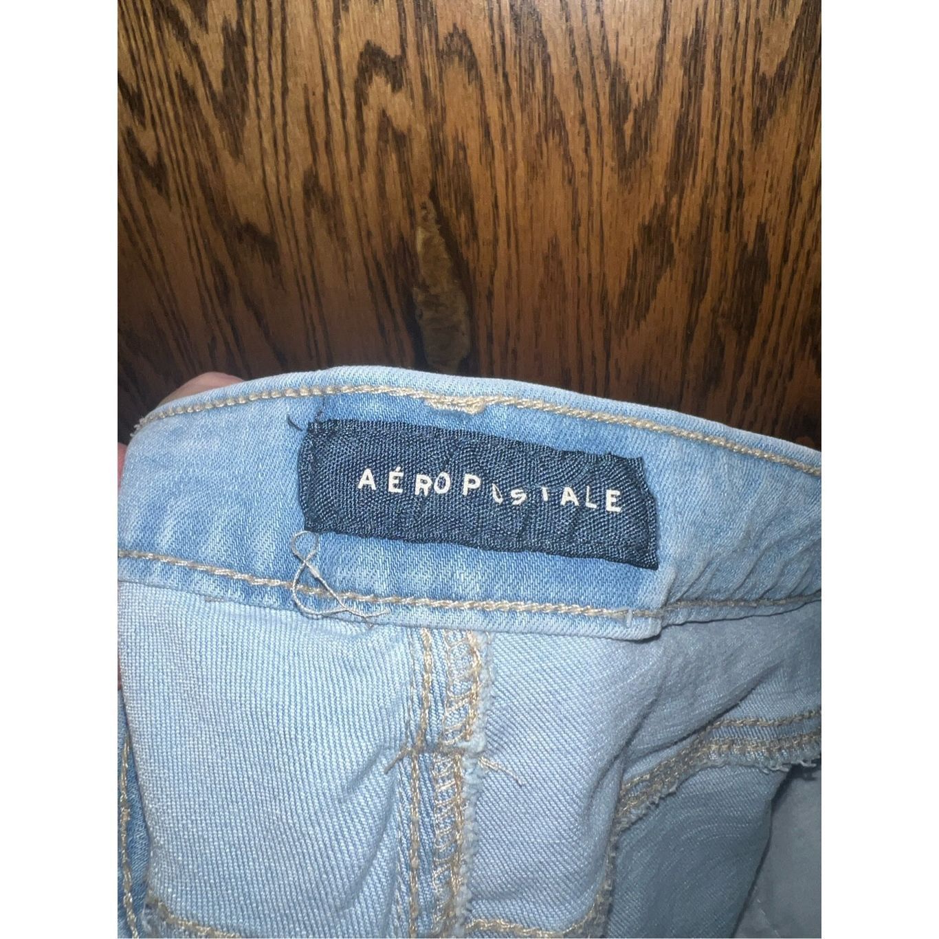 Aeropostale Aeropostale Blue Jean Shorts Flex Effects Super High Rise MI Size 28" / US 6 / IT 42 - 7 Thumbnail