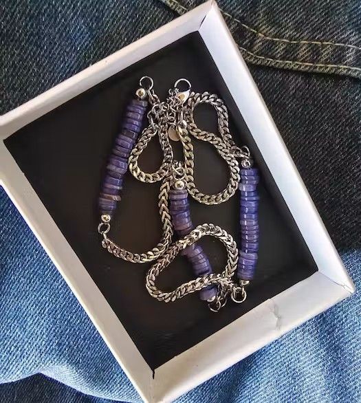 Designer Vintage Klein blue necklace Size ONE SIZE - 4 Thumbnail