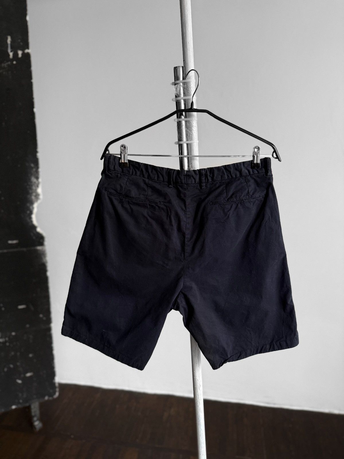 Suitsupply Suitsupply Mens Navy Blue Italian Fabric Chino Shorts Size US 33 - 5 Thumbnail